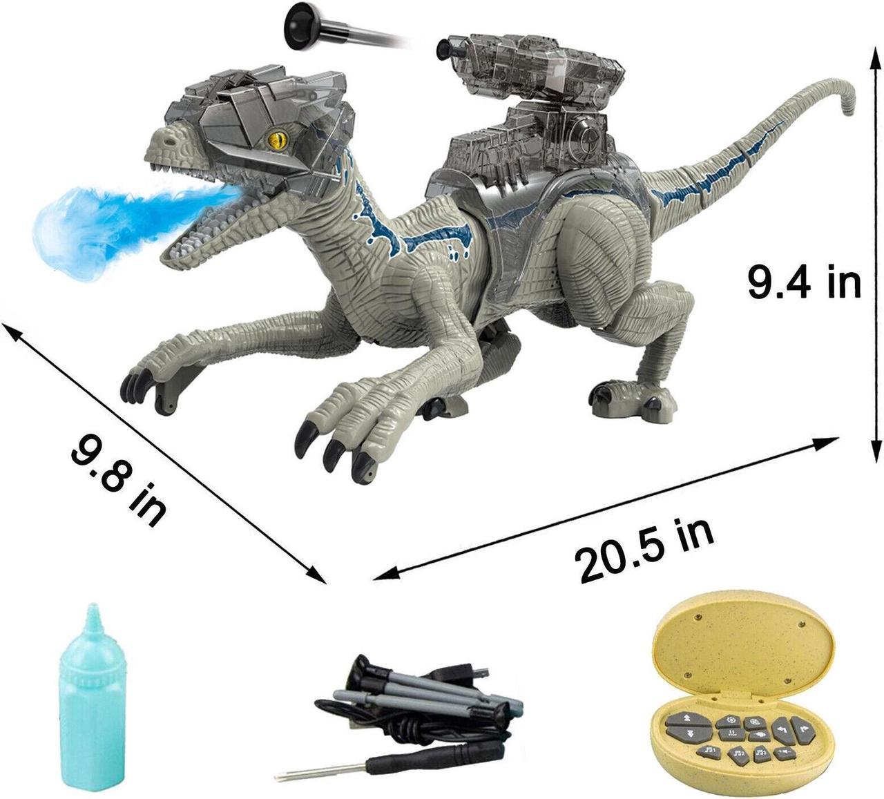 Remote Control Dinosaur Robot Demonstration Programming for Boys Girls Toys O4I1