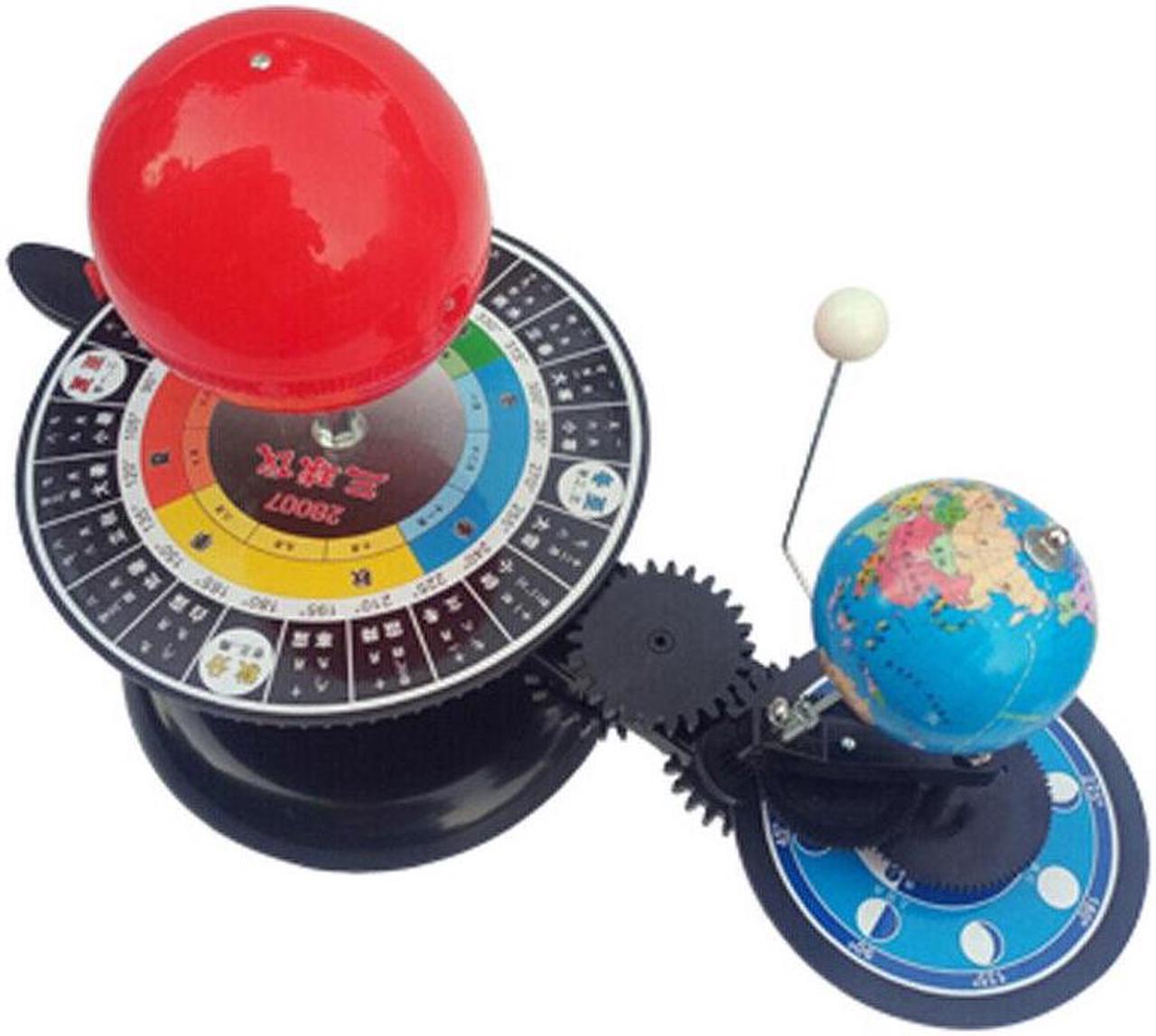 DIY Solar System Model Globe Earth S-un Moon Orbital Planetarium L3H3