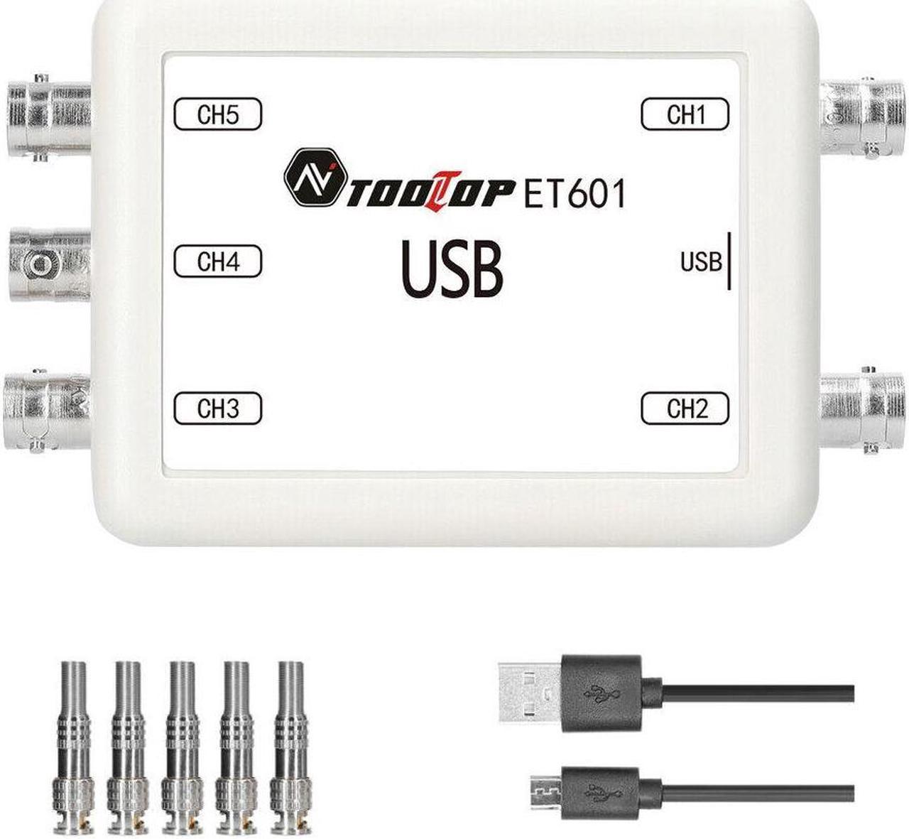 Virtual Oscilloscope 5-channel Data Storage Acquisition Recorder 4 K1I7