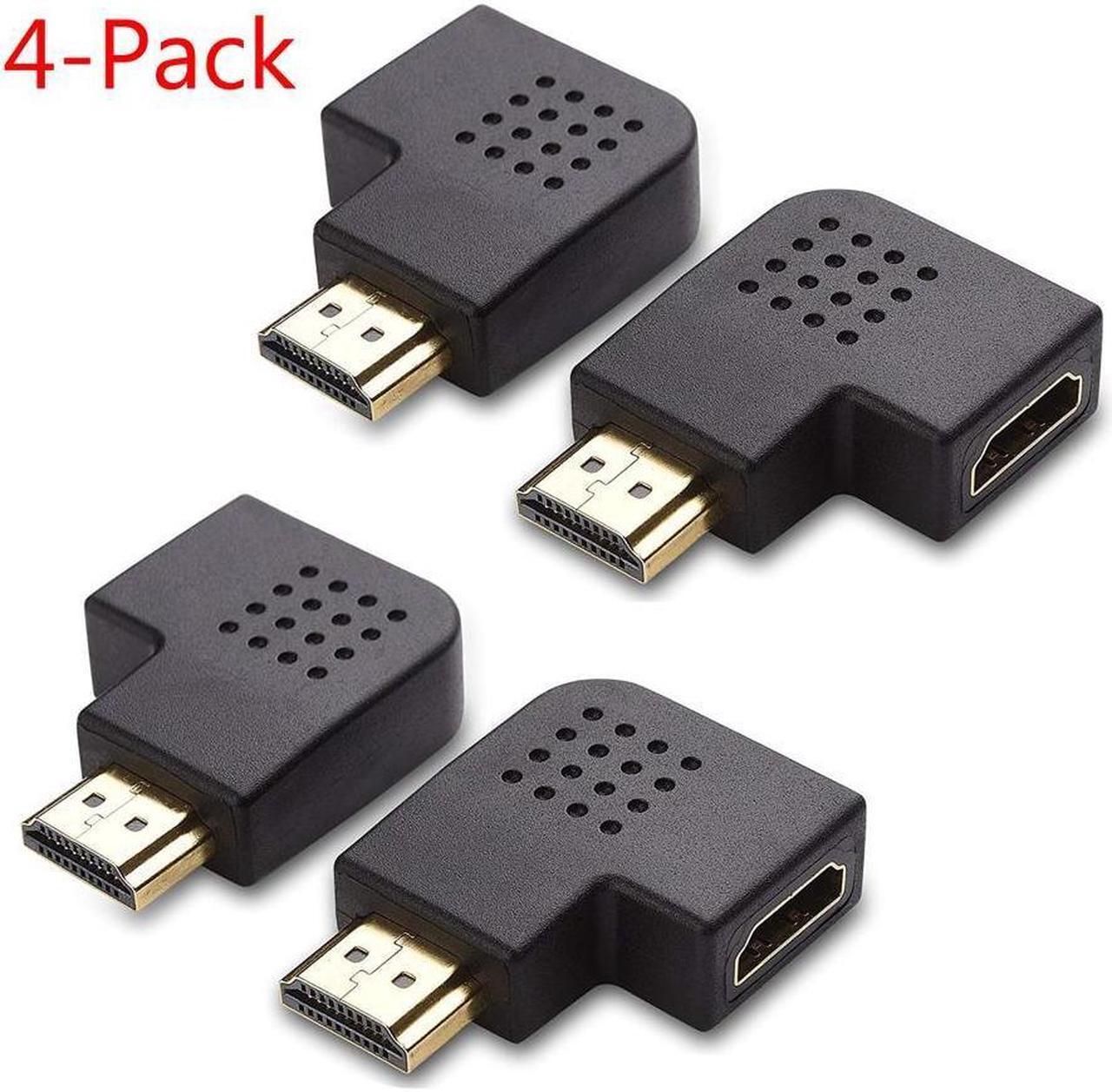 Main image of IXJYLCPC HDMI 270 & 90 Degree Right Angle Port Saver Adapter (Male to Female)90 Degree - Vertical Flat, 4K 3D HDMI Extender for Roku PS3/4 Fire Stick,Chromecast Nintendo Switch,HDTV, Laptop,Xbox