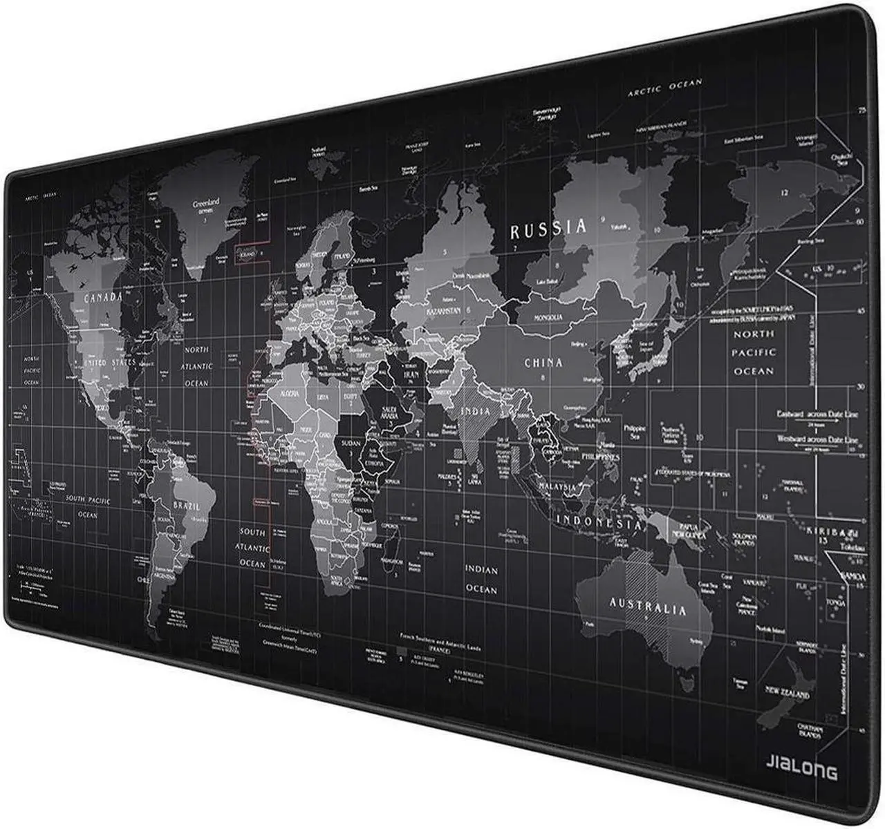Alt view image 2 of 7 - IXJYLCPC Extended Mouse pad - Gaming Mouse pad - Stitched Edges & Skid Proof Rubber Base - 35.4" x 15.8" x 0.08" XXXL Size Mouse Keyboard Desk Mat for Computer (World Map)