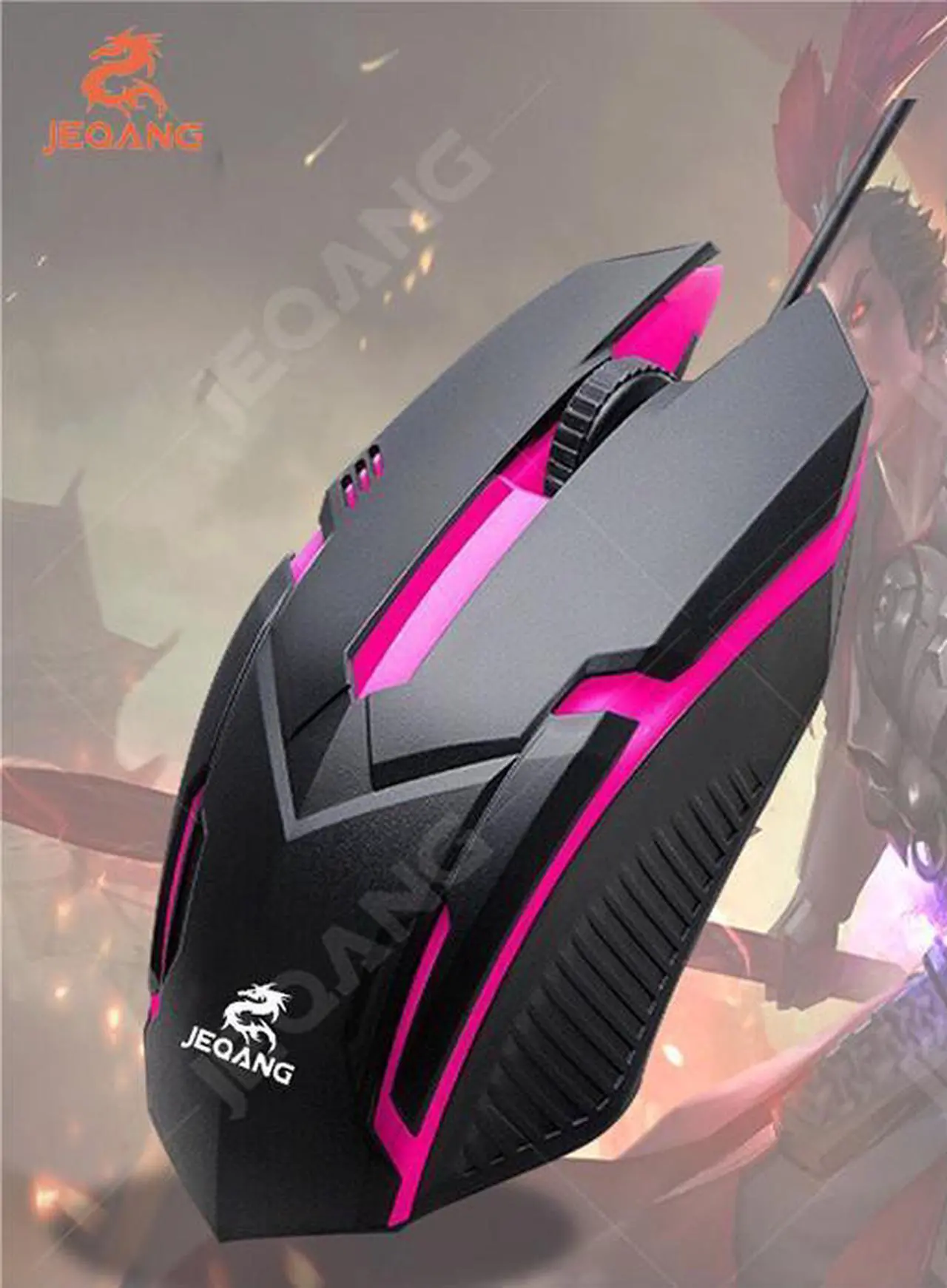 JEQANG Gaming mouse wired usb black - Newegg.com