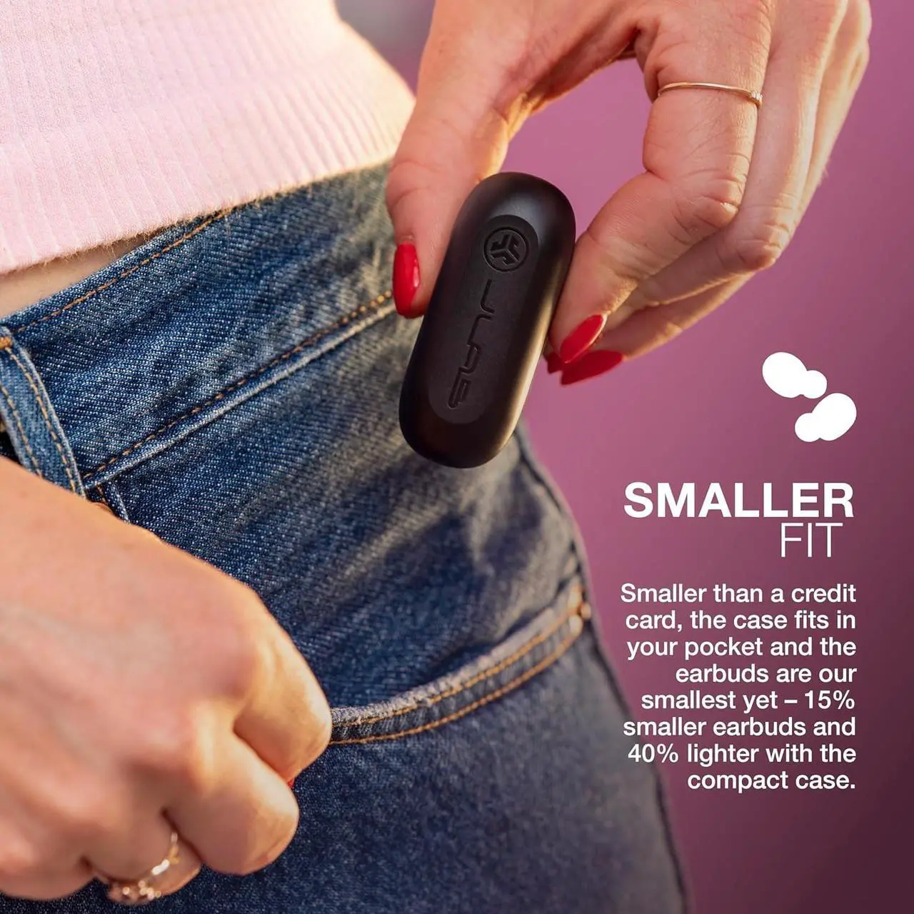 Alt view image 6 of 6 - Air Pop True Wireless Bluetooth Earbuds + Charging Case, Black, Dual Connect, IPX4 Sweat Resistance, Bluetooth 5.1, 3 EQ Sound Settings Signature