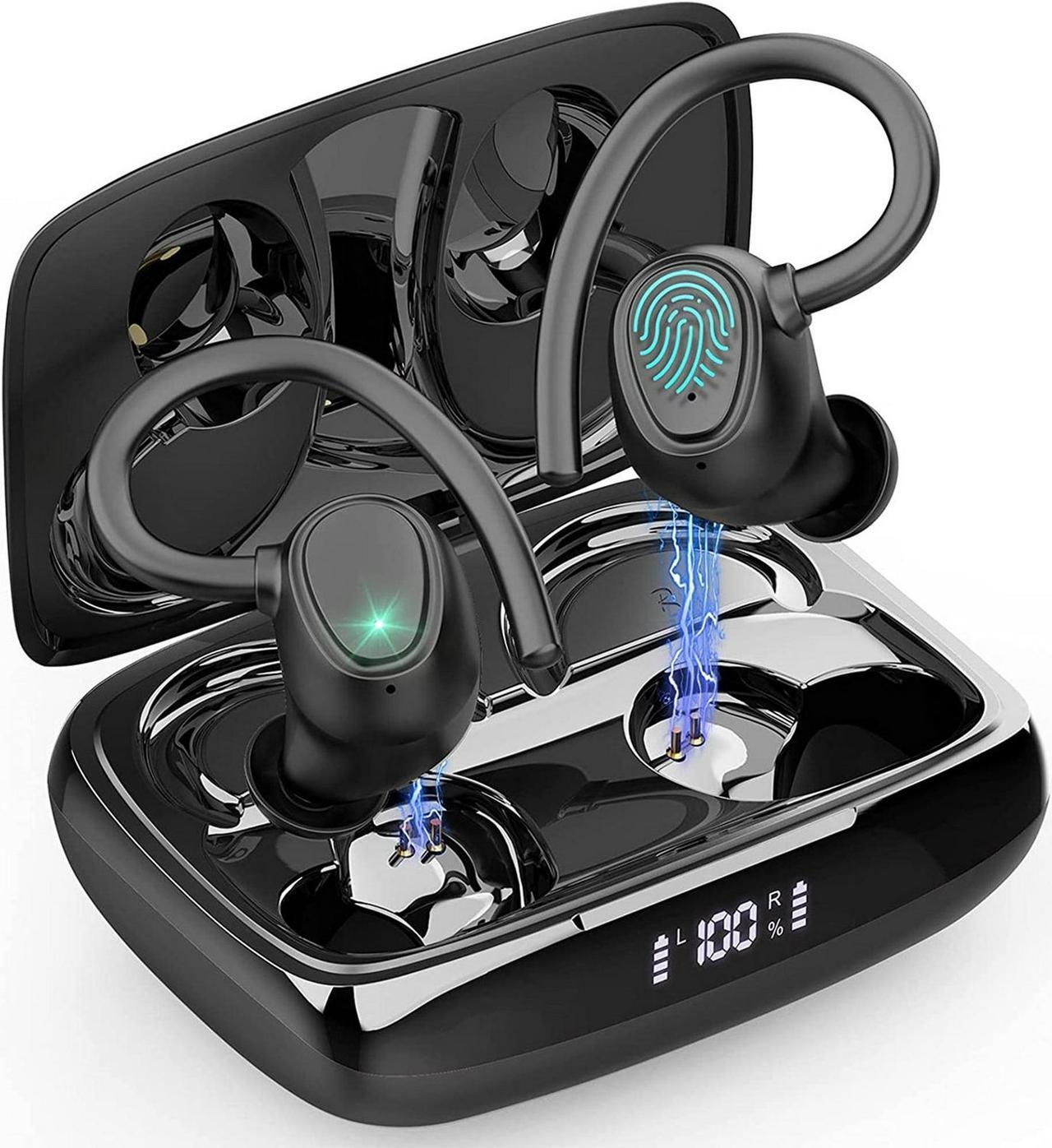 Main image of Wireless Earbuds, Bluetooth 5.1 Wireless Headphones Sports Bluetooth Earphones in Ear Noise Cancelling Earbuds with Mic Deep Bass Sport Earhooks IP7 Waterproof, 40H Playtime Headset for Running Sports