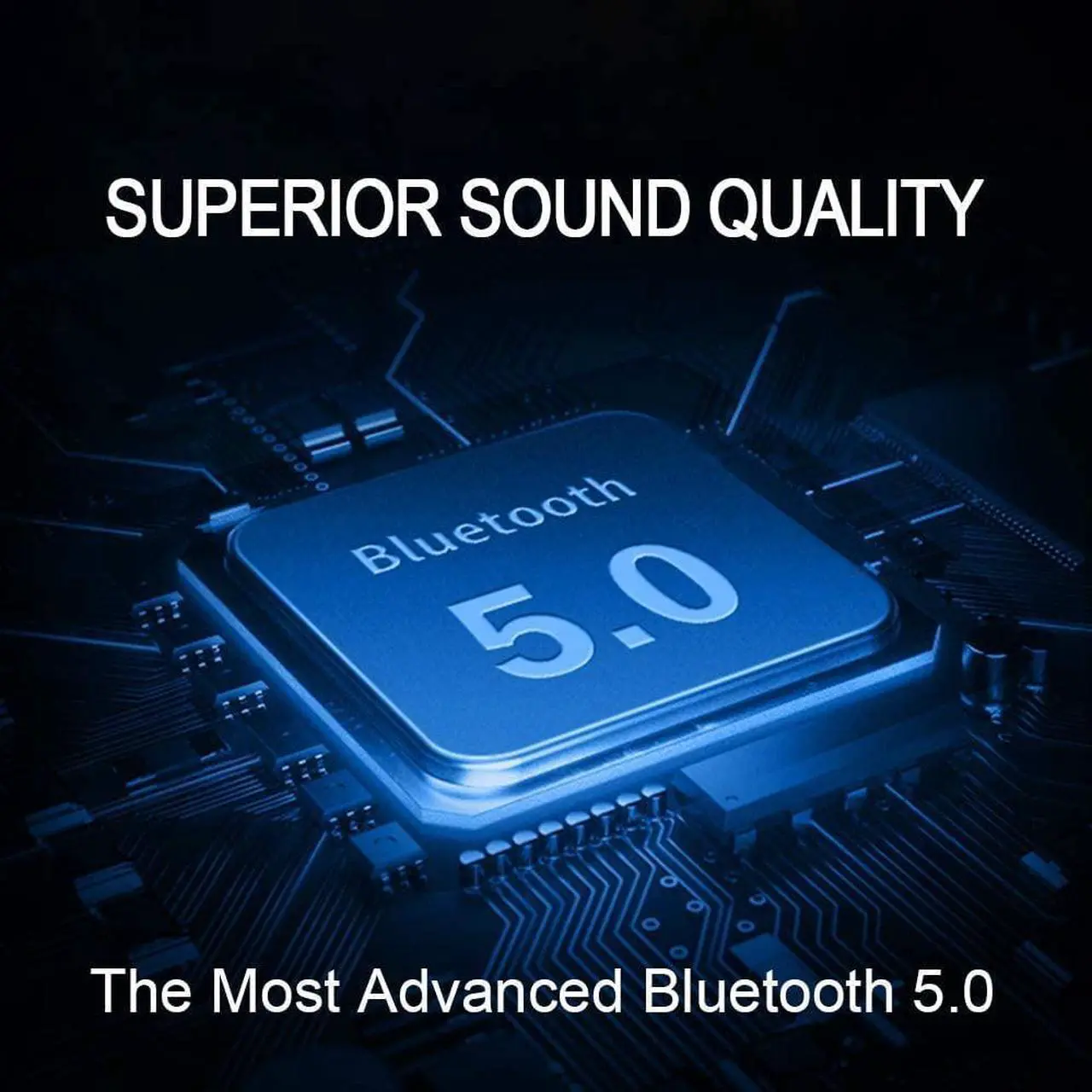 Alt view image 4 of 5 - Earbuds Bluetooth 5.0 Headphone with IPX8 Built-in Mic, CVC Noise Cancel, 36H Play Time