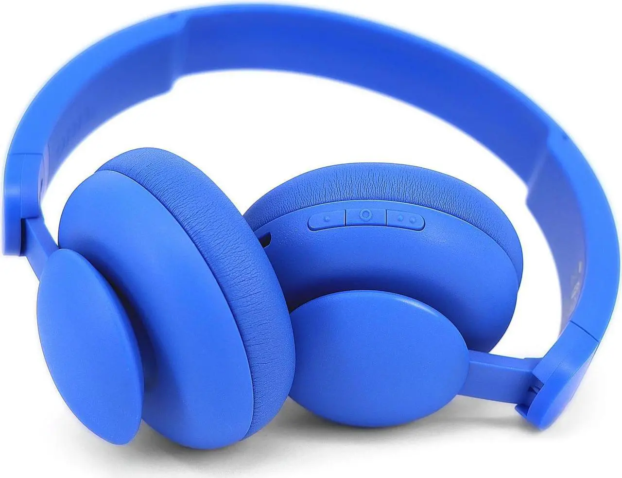 Alt view image 3 of 5 - Wireless Bluetooth on-Ear Headphones - Blue, New