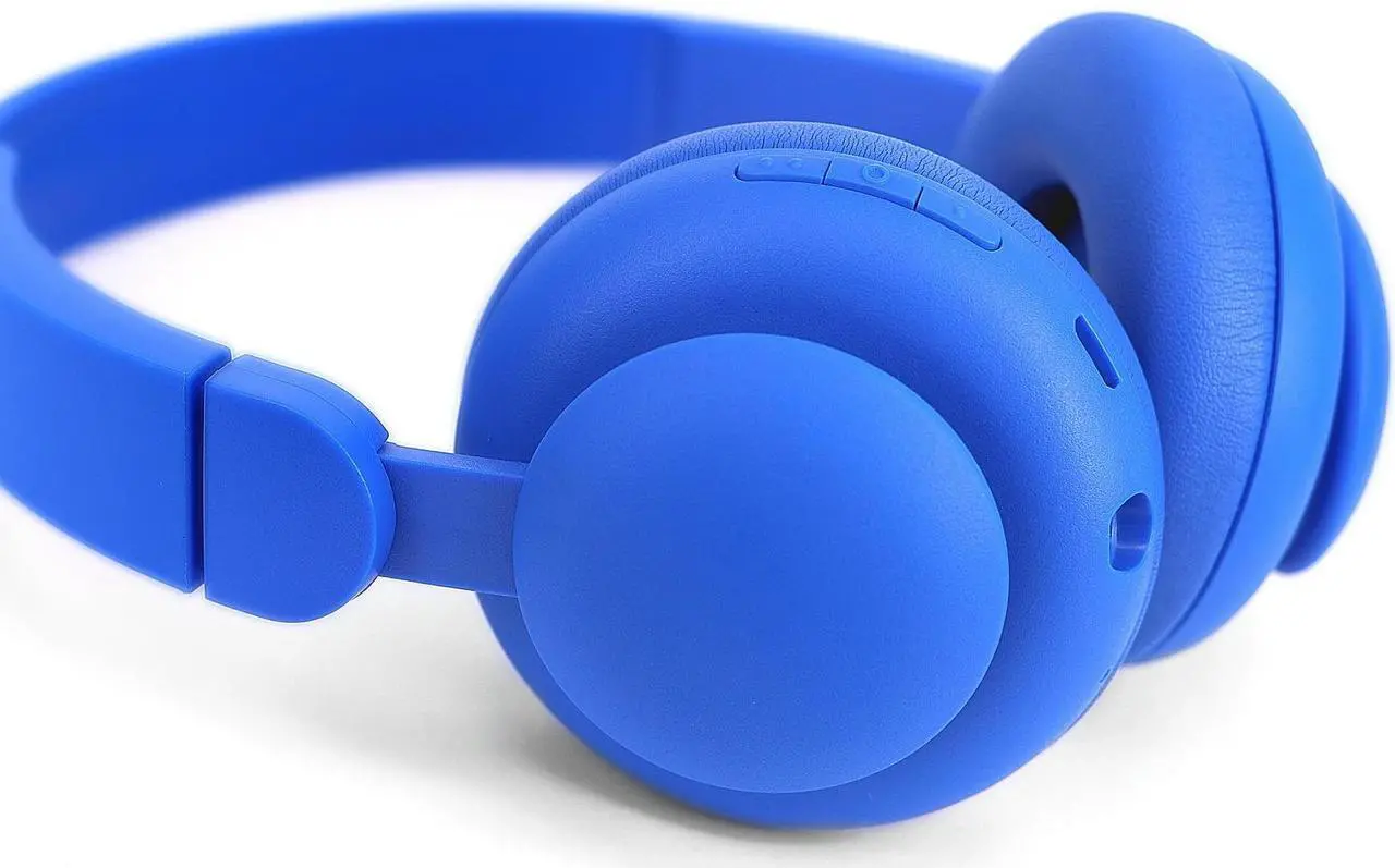Alt view image 2 of 5 - Wireless Bluetooth on-Ear Headphones - Blue, New