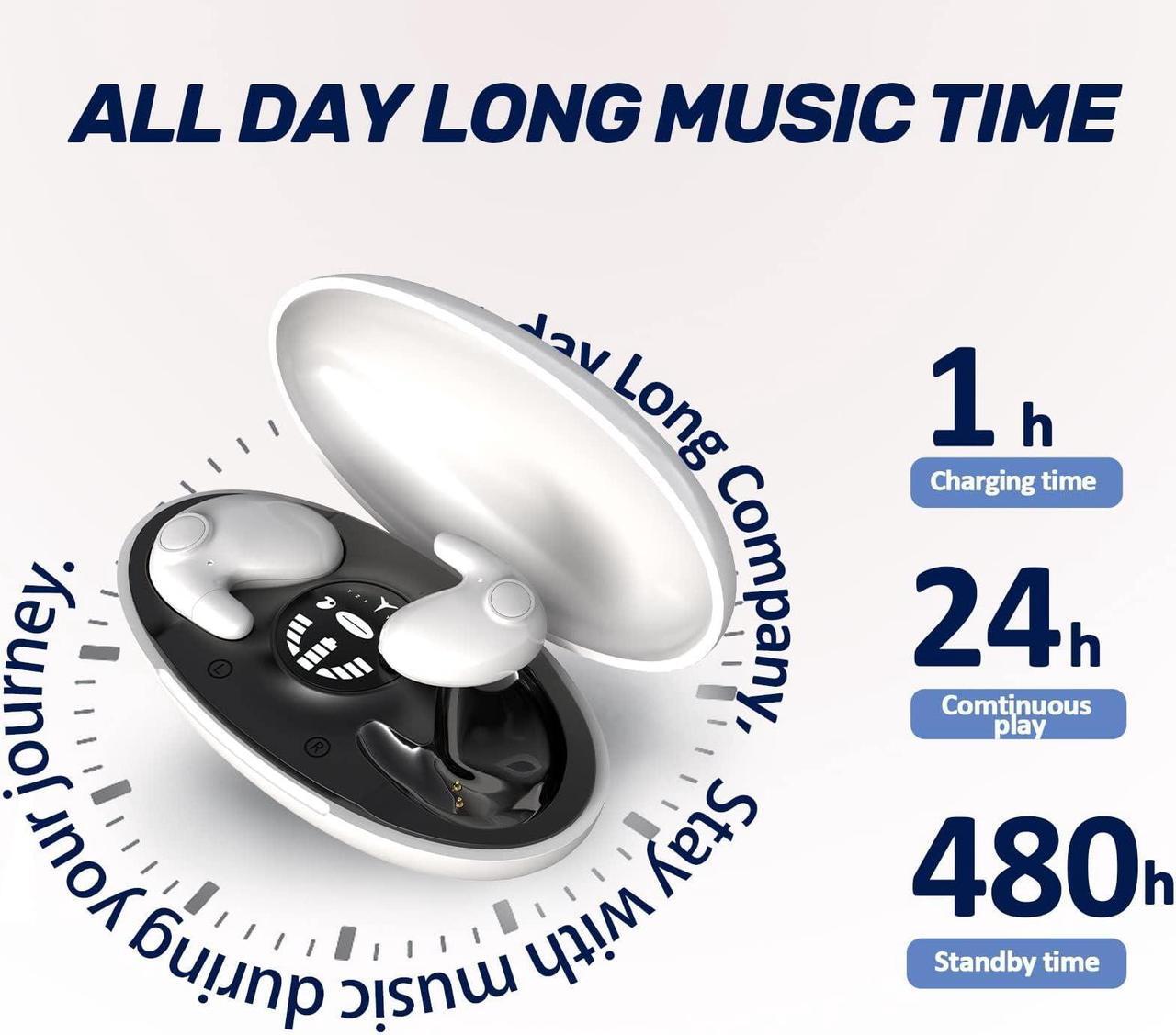 Alt view image 2 of 7 - Wireless Invisible Ultra Small Bluetooth Smallest Earbuds For Sleep Smallest Sleep Invisible Earbuds For Side Sleepers Sleeping Small Ears Mini Tiny Earbud Hidden Headphones In Ear Sleeping Earbud