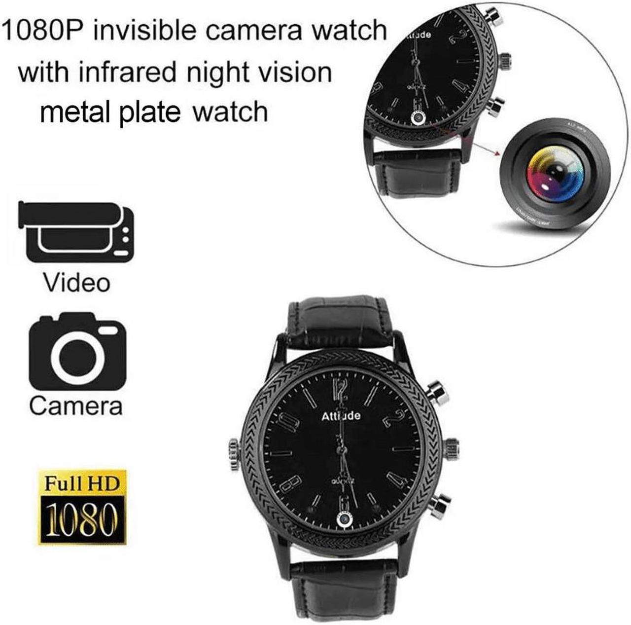 Alt view image 5 of 5 - Watch Camera Mini Camera Portable HD 1080P Secretly Record Wearable Cam 64gb