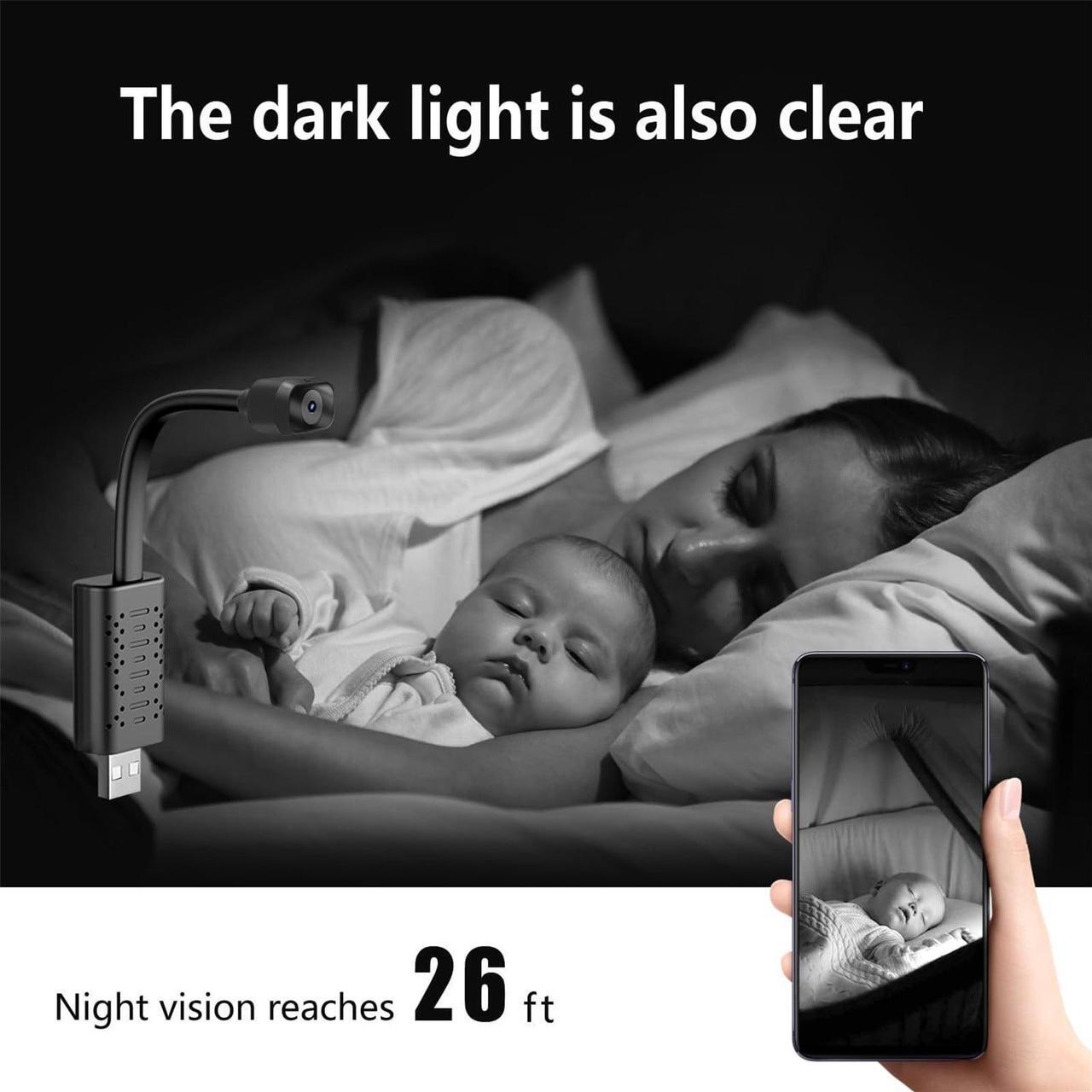Alt view image 6 of 7 - WiFi Hiddens Camerass h Audio and Video Live Feed,h Cell Phone App Wireless Recording -1080P HD Nanny Cams h Night .Cameras for Indoor/Outdoor Using