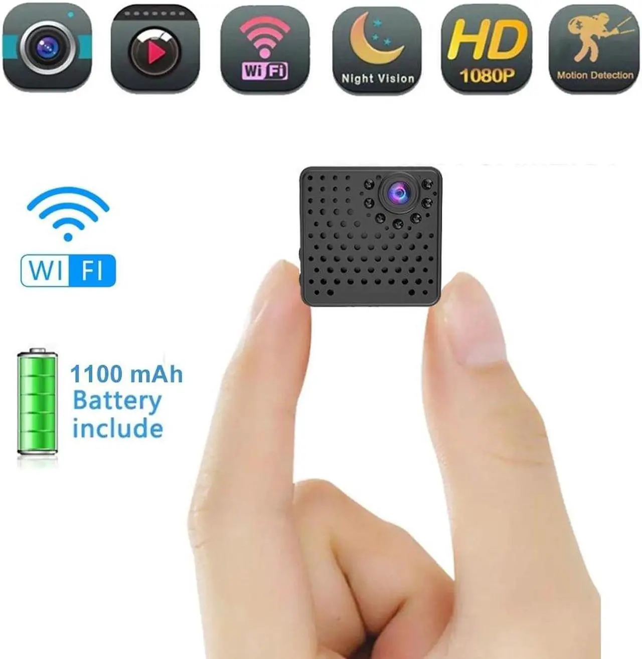 Main image of Mini Wifi Camera Full HD 1080P Home Security Camcorder Night Vision Micro Secret Cam Motion Detection Video Voice Recorder