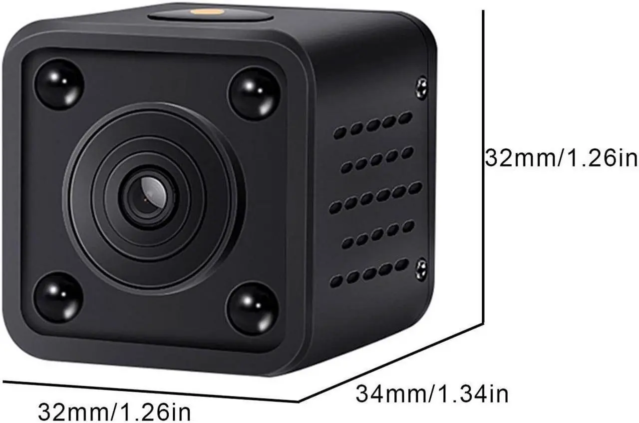 Alt view image 7 of 7 - Mini Hidden Camera HD 1080P Motion Detection Small Video Camera Night Monitoring Camera