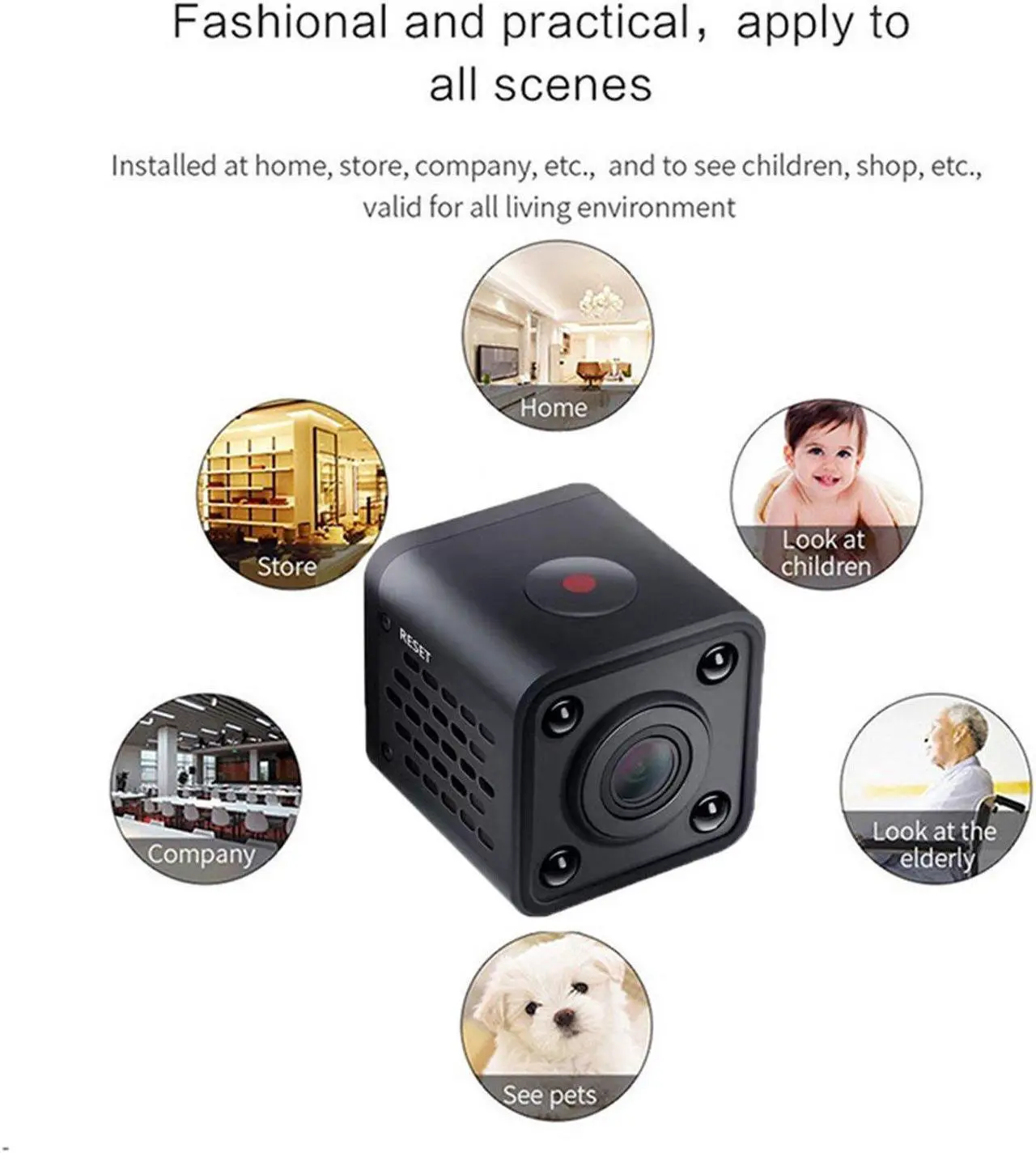 Alt view image 5 of 7 - Mini Hidden Camera HD 1080P Motion Detection Small Video Camera Night Monitoring Camera