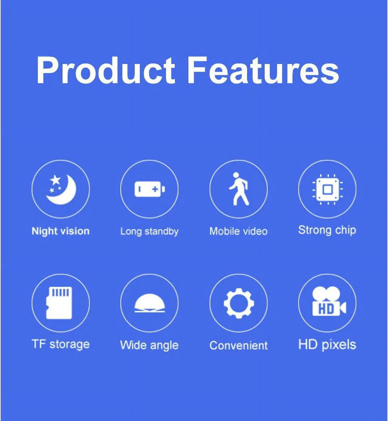 Alt view image 7 of 7 - Mini Camera with Audio,Wireless WiFi Hidden Mini Camera 1080P HD Home Security Cams with Cell Phone App(iOS/Android),Portable Tiny Nanny Cam with IR Night Vision,Car Surveillance Camera