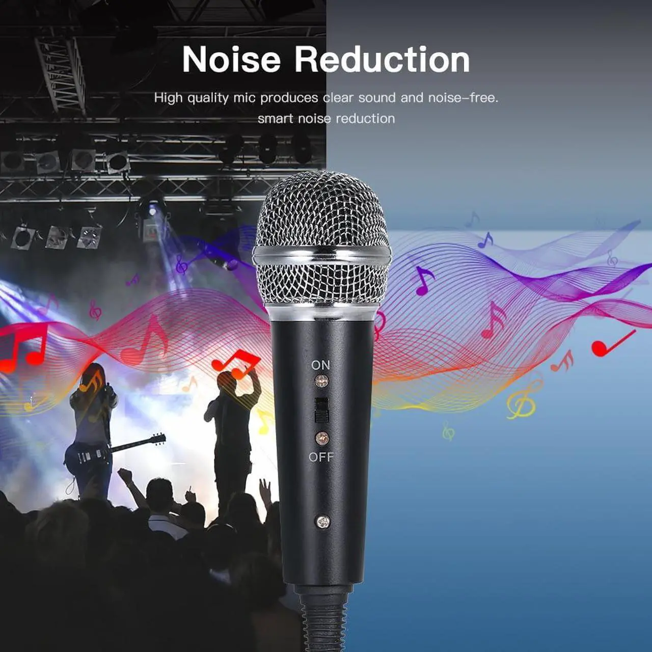 Alt view image 2 of 6 - Wired Condenser Microphone for Computer Audio 3.5mm Studio Mic Video Conferencing Voice Recording Video Chatting KTV Karaoke Mic with Stand for PC Phone