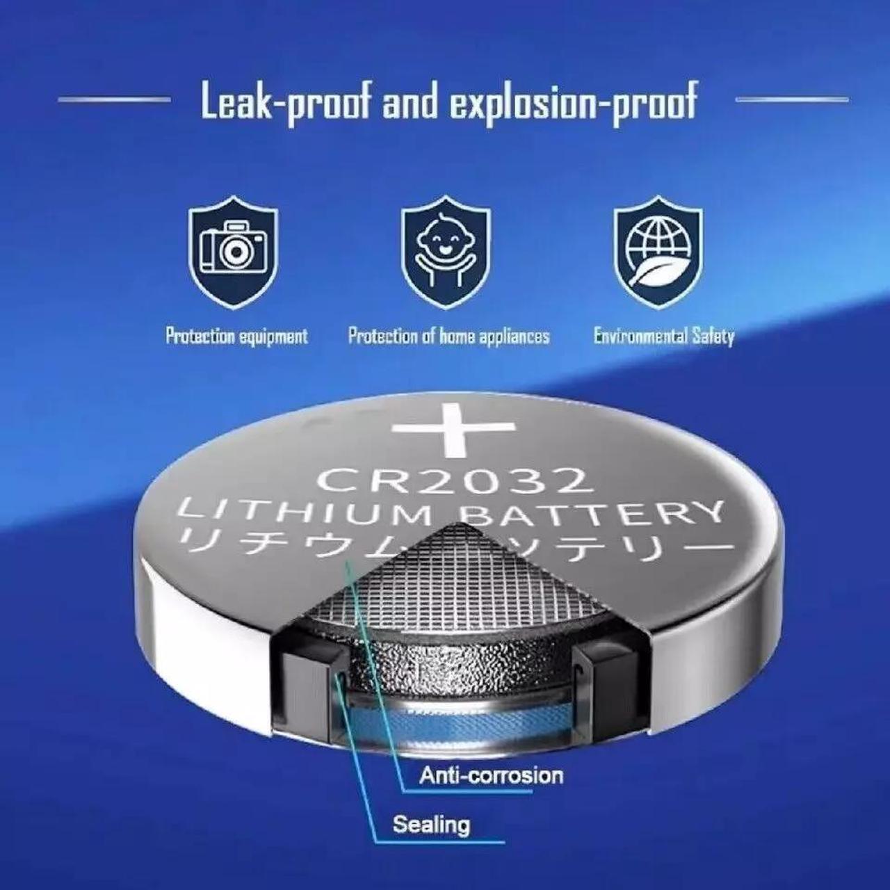 Alt view image 3 of 6 - 10 x LITHIUM BATTERY 3V CR2032 CR 2032 BR2032 DL2032 Remote Button Cell Watch