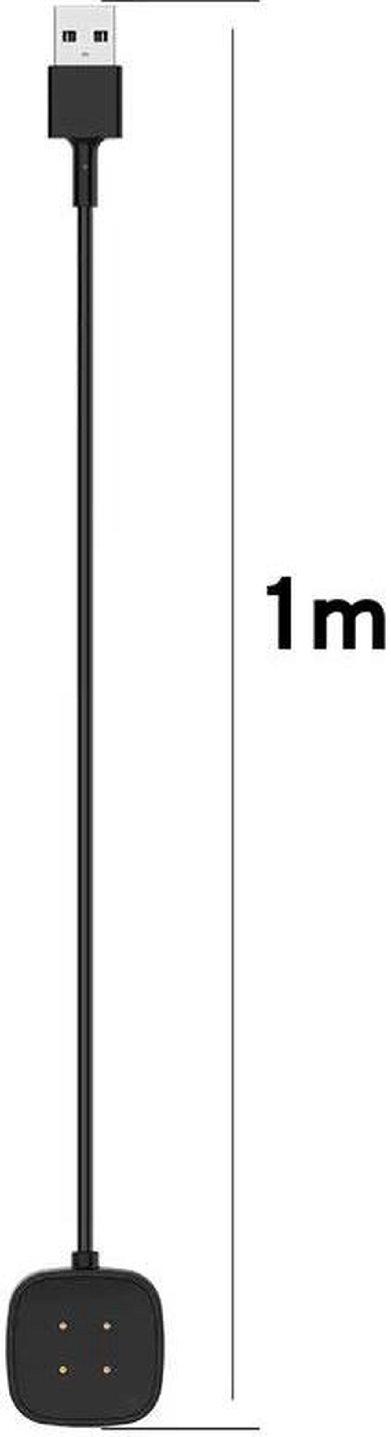 Alt view image 7 of 7 - Wireless Charger For Fitbit Sense Versa 3 4 Watch USB Fast Charging Dock Cable
