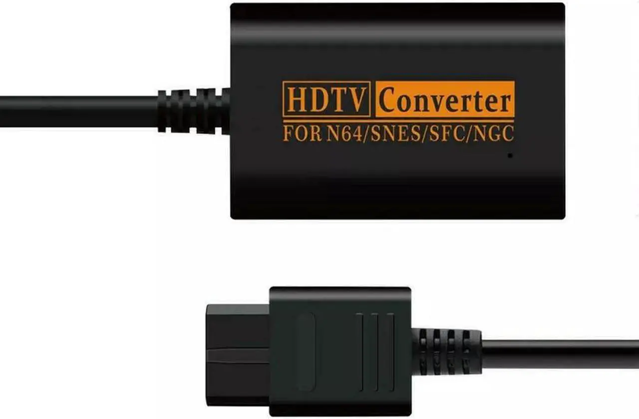 Alt view image 7 of 7 - N64 To HDMI Converter Adapter HD Link Cable For Nintendo Gamecube Super NES SNES