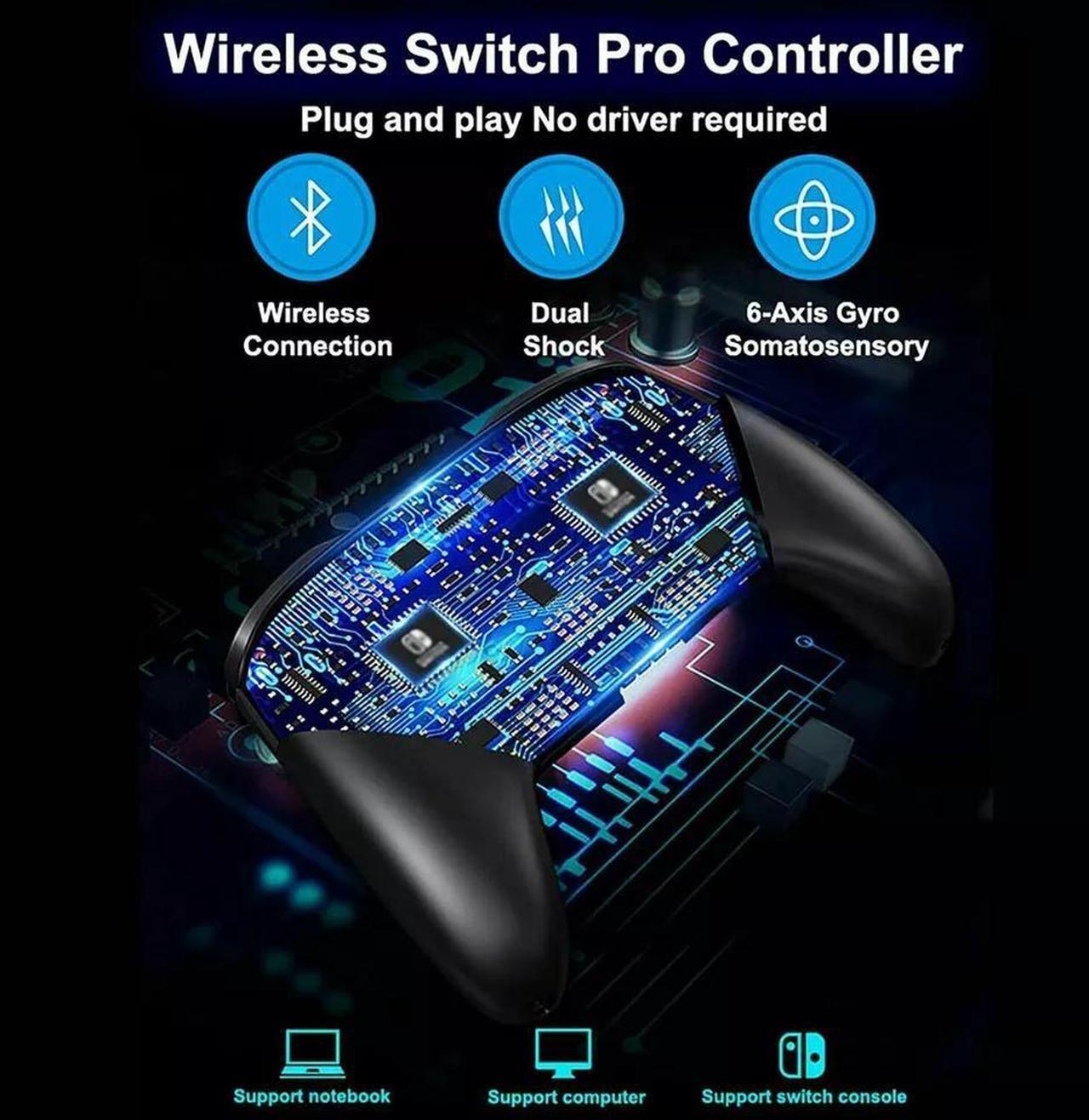 Alt view image 2 of 6 - Pro Wireless Game Controller Gamepad Joystick Remote For Nintendo Switch / Lite