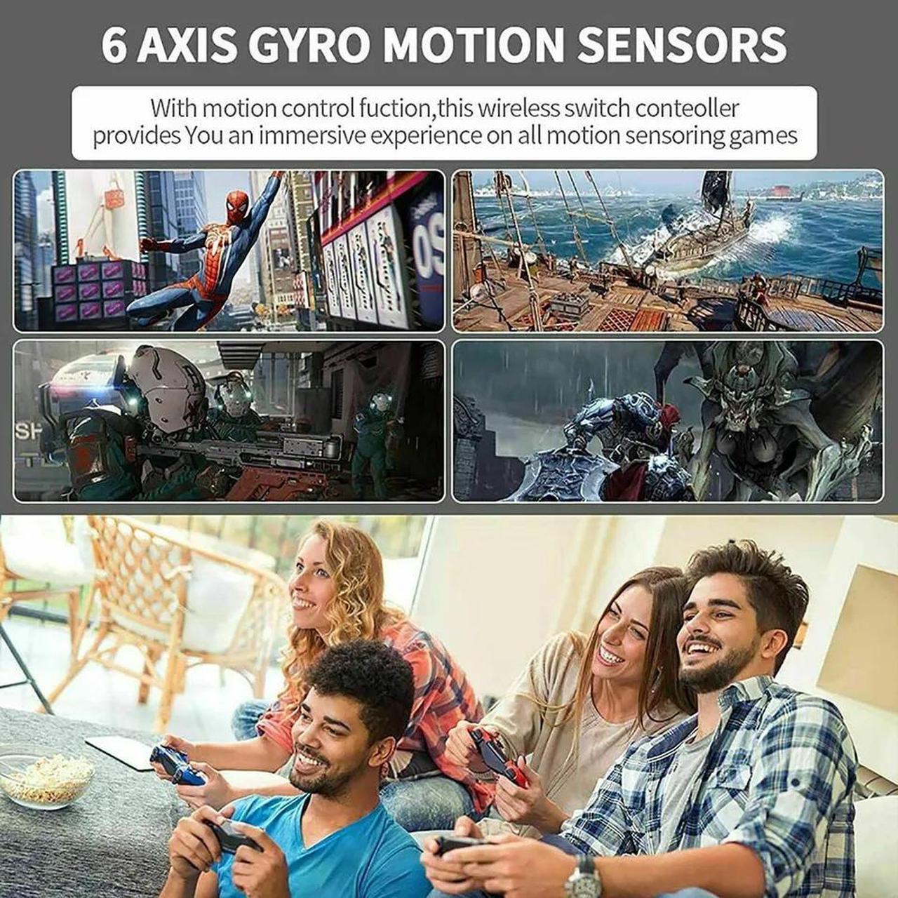Alt view image 4 of 6 - Pro Wireless Game Controller Gamepad Joystick Remote For Nintendo Switch / Lite