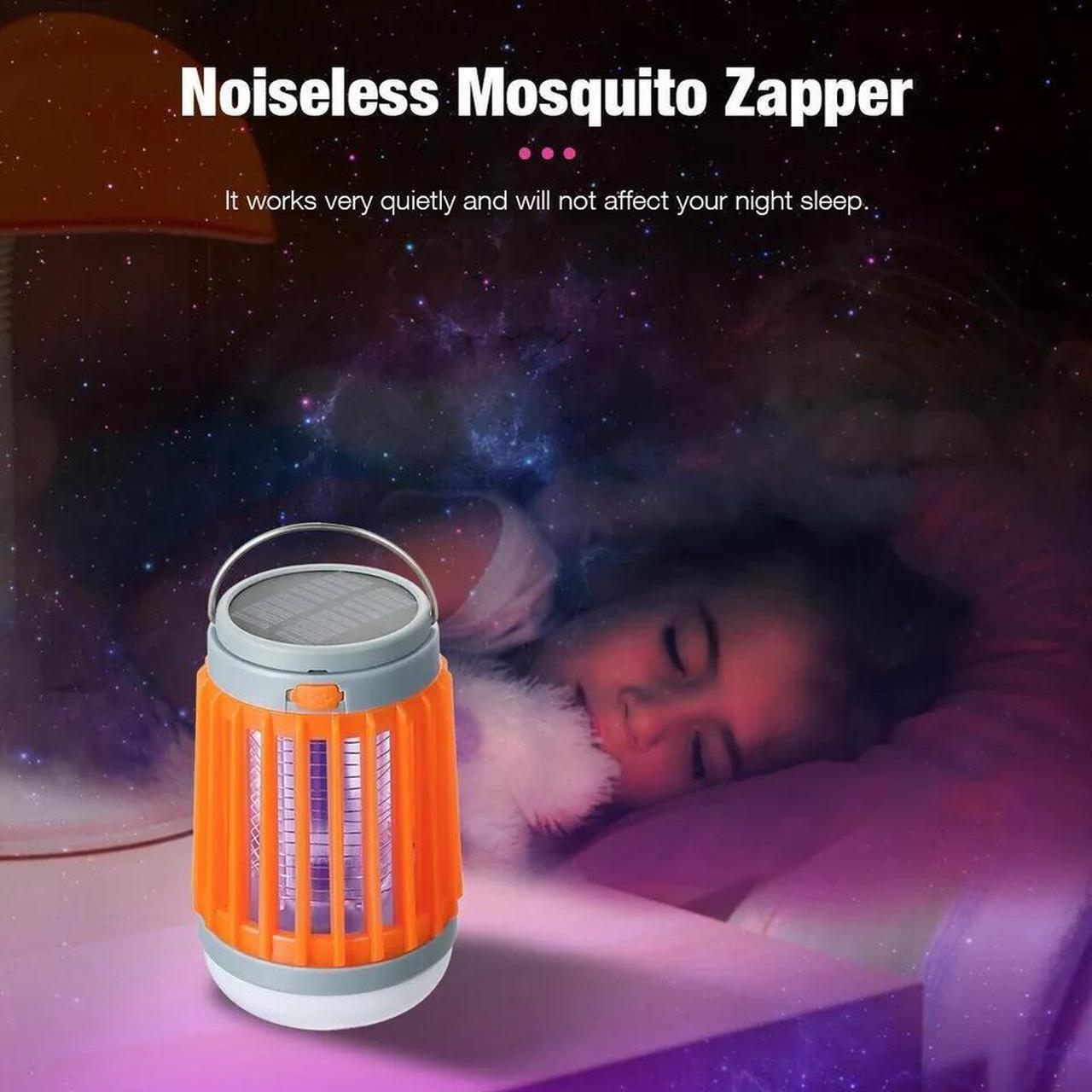 Alt view image 6 of 7 - Solar USB Mosquito Killer Light Electronic Fly Bug Insect Zapper Trap Pest Lamp