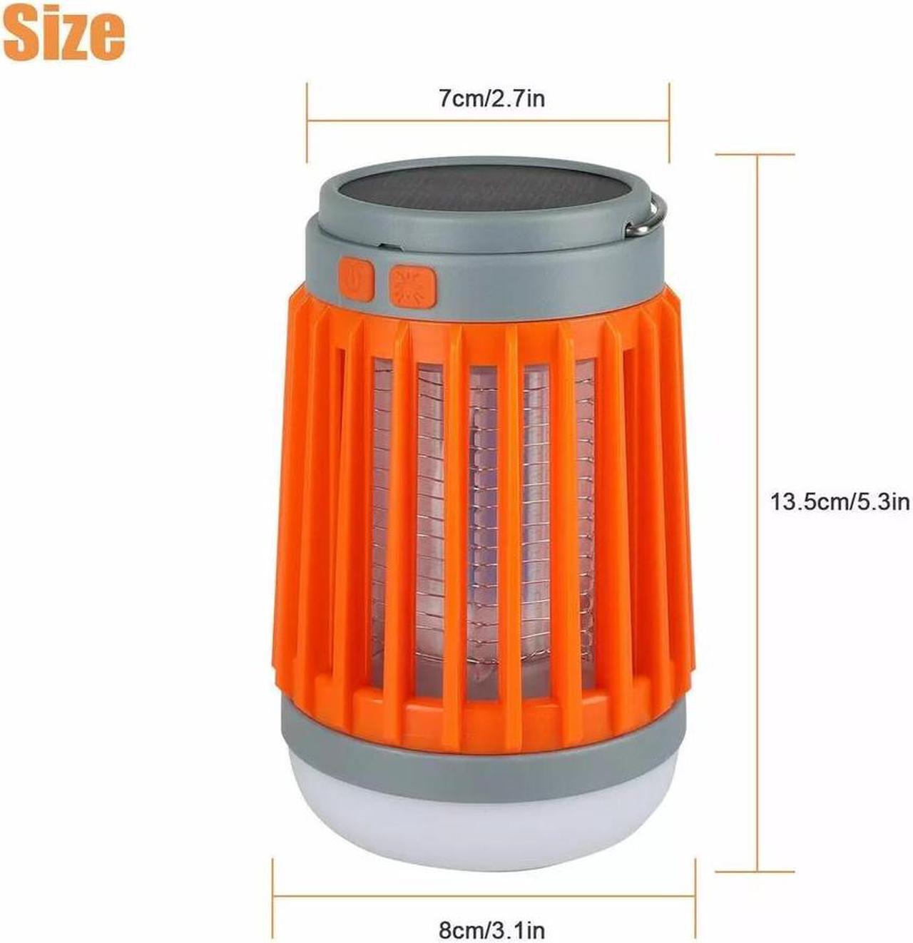 Alt view image 7 of 7 - Solar USB Mosquito Killer Light Electronic Fly Bug Insect Zapper Trap Pest Lamp