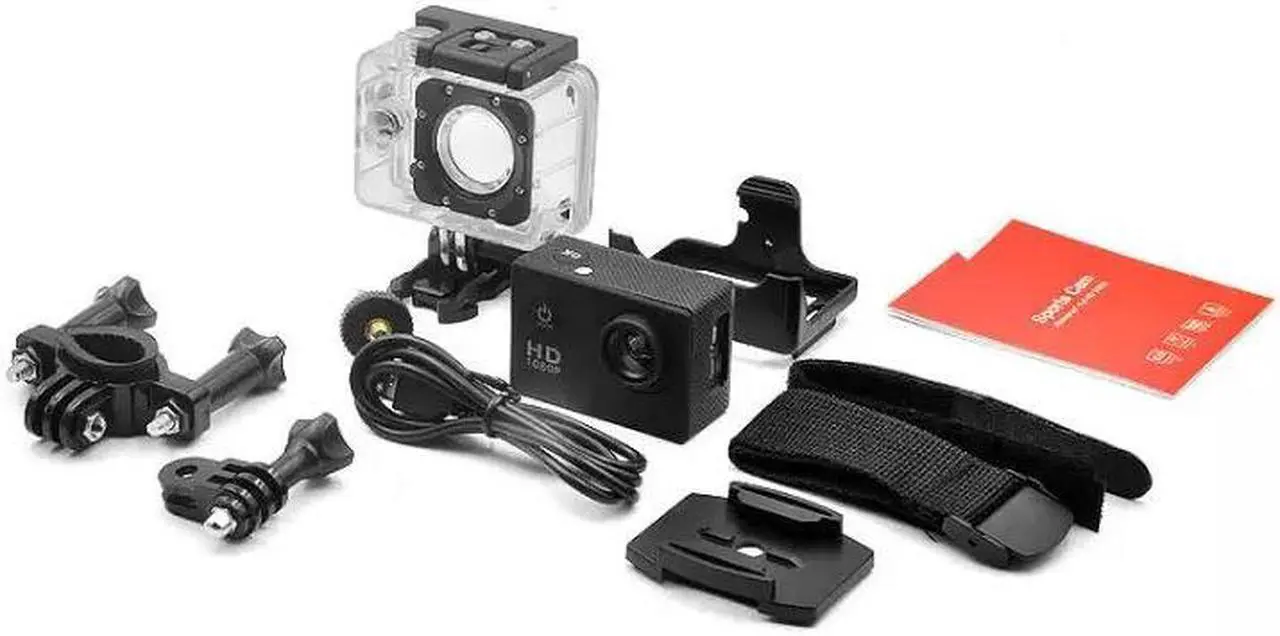 Alt view image 7 of 7 - HD Action Sport Waterproof Camera 20 MP Recorder HD 1080P Camcorder Video 170°