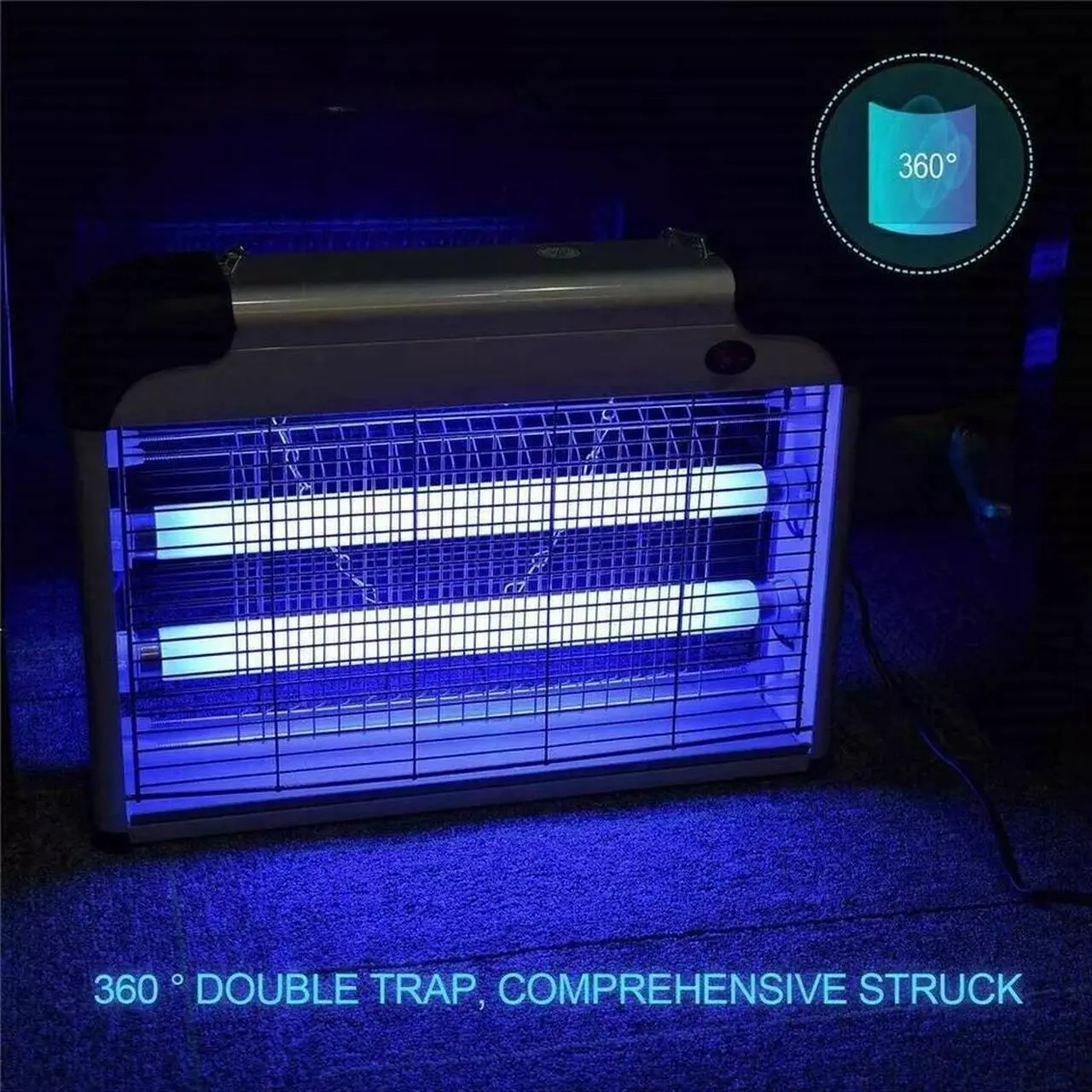 Alt view image 2 of 7 - Lamp Insect Killer Mosquito Zapper Bug Pest Fly Trap Electric Indoor Light Lawn