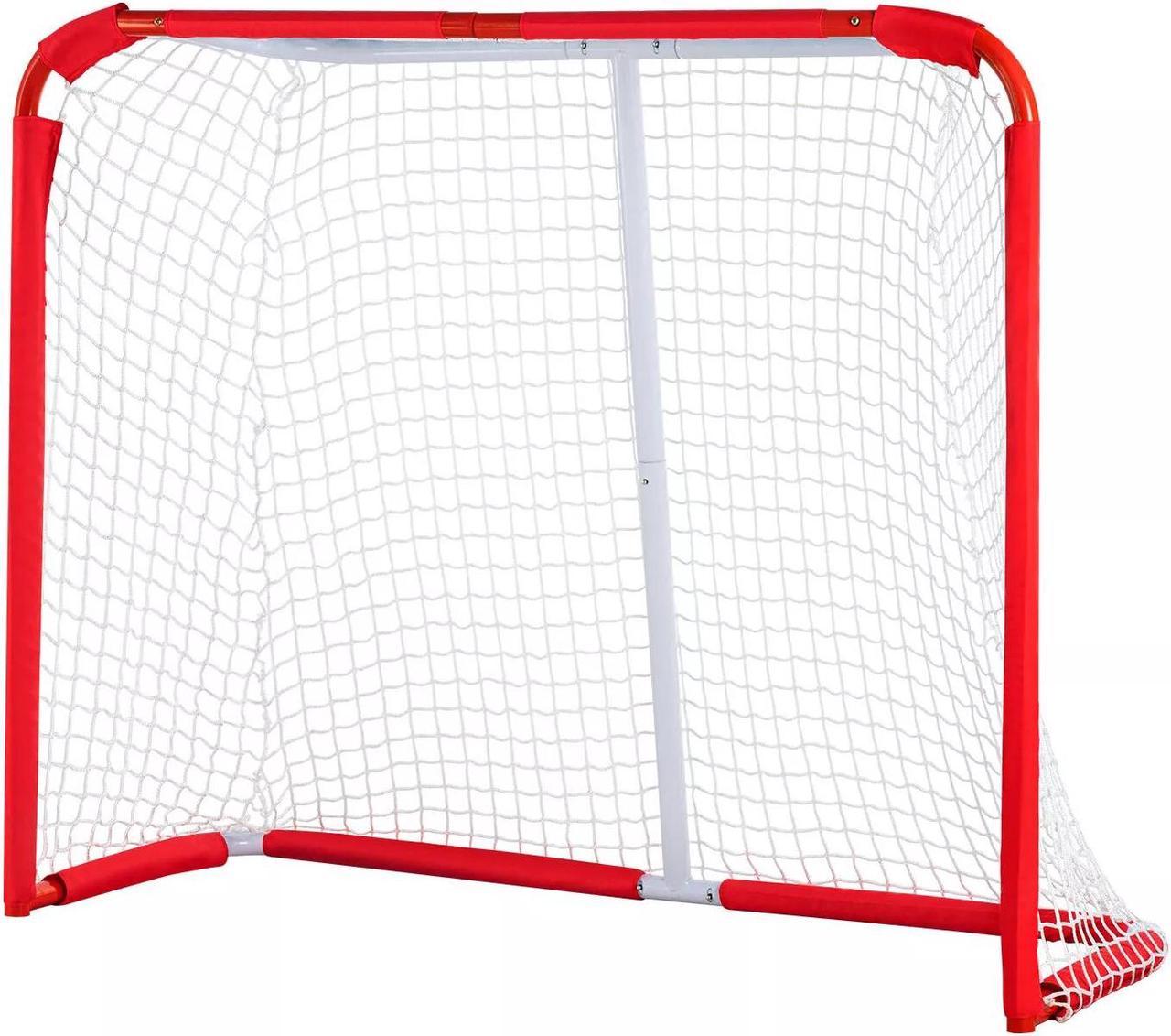 Youth Street Hockey Net Indoor Outdoor Steel Hockey Goal for Kids 54"x44"