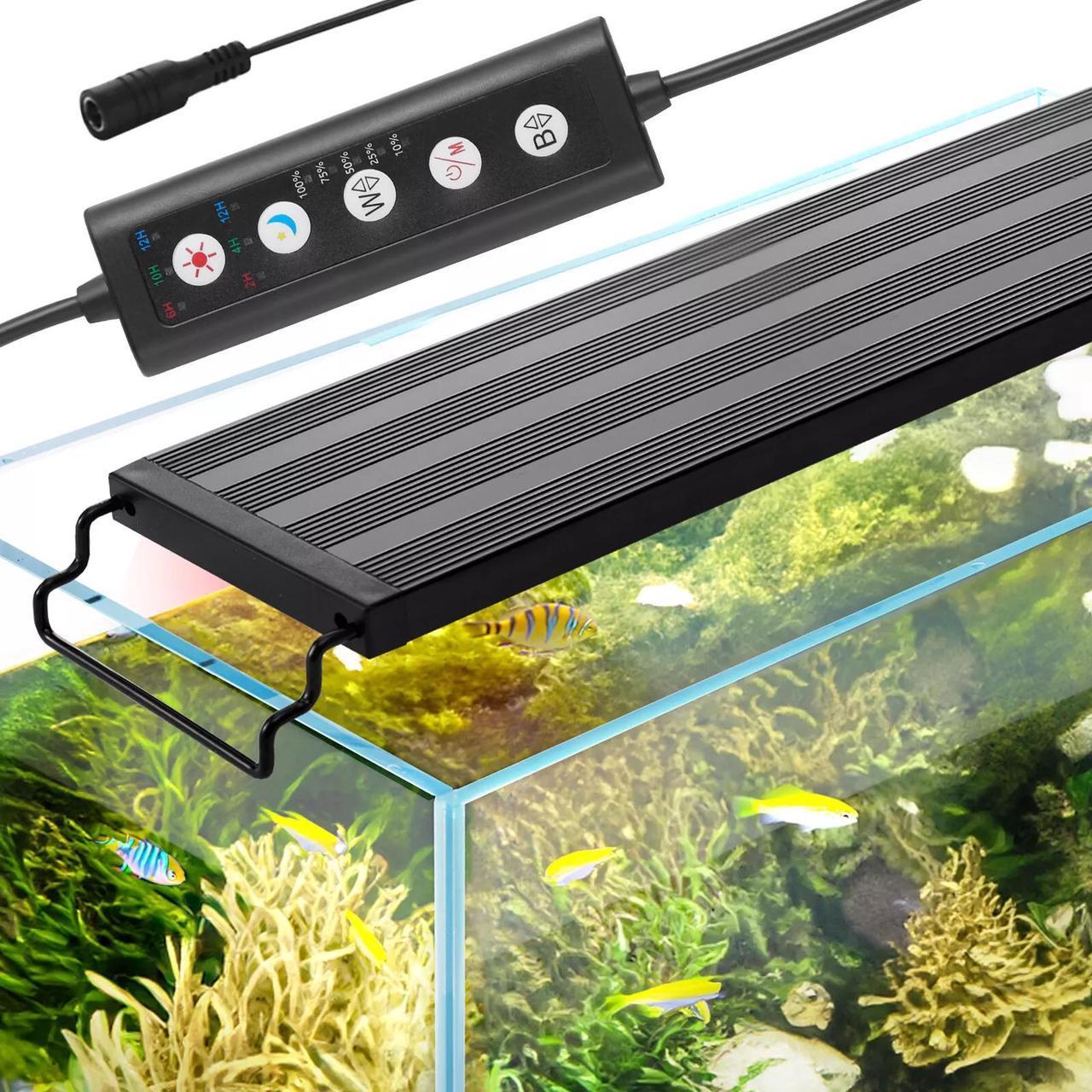 Aquarium Light 14W Full Spectrum Aquarium LED Lights for 18"-24" Fish Tank