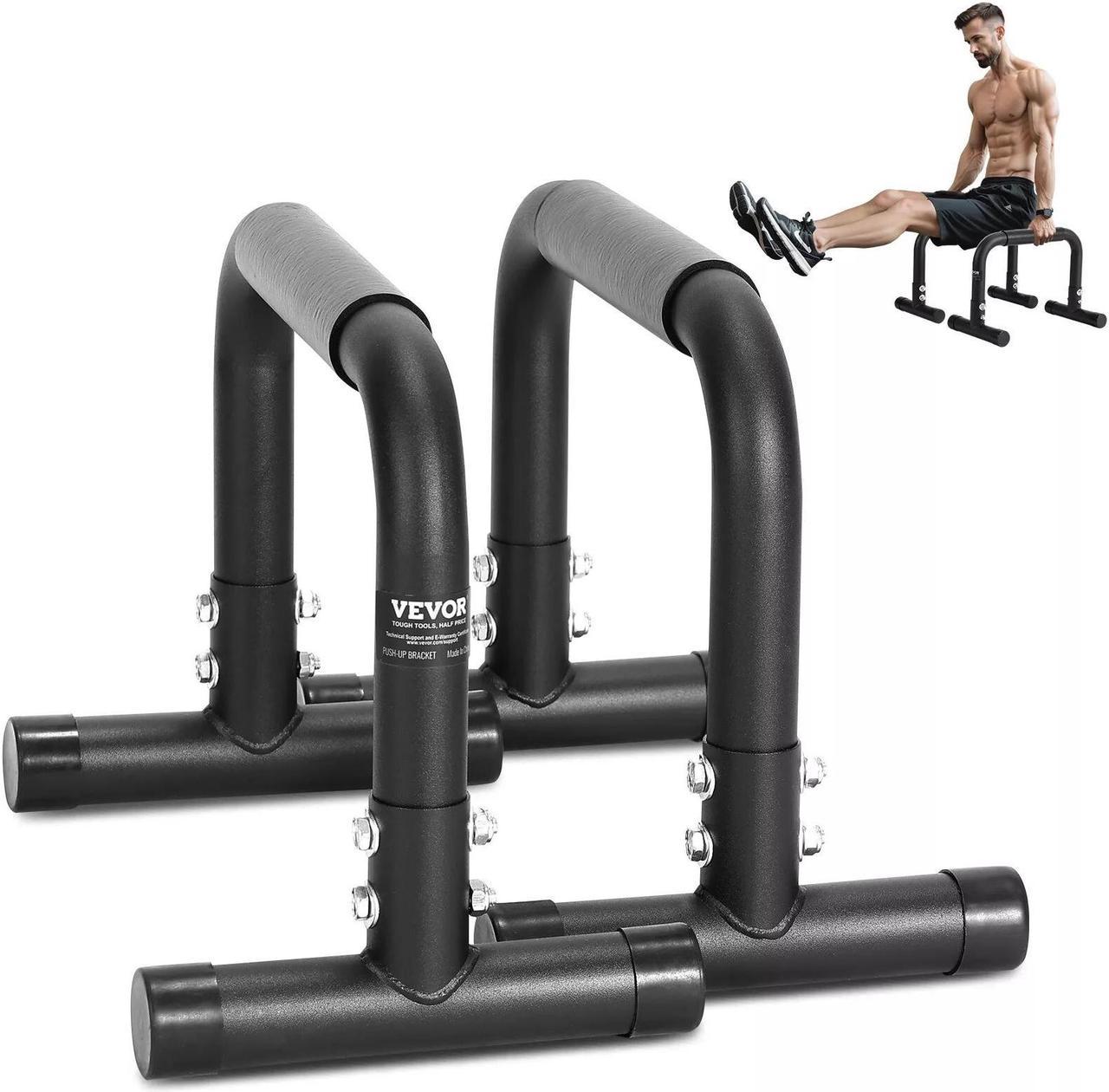 Dip Bars Dip Stand Station 500 lbs Workout Equipment for Strength Training