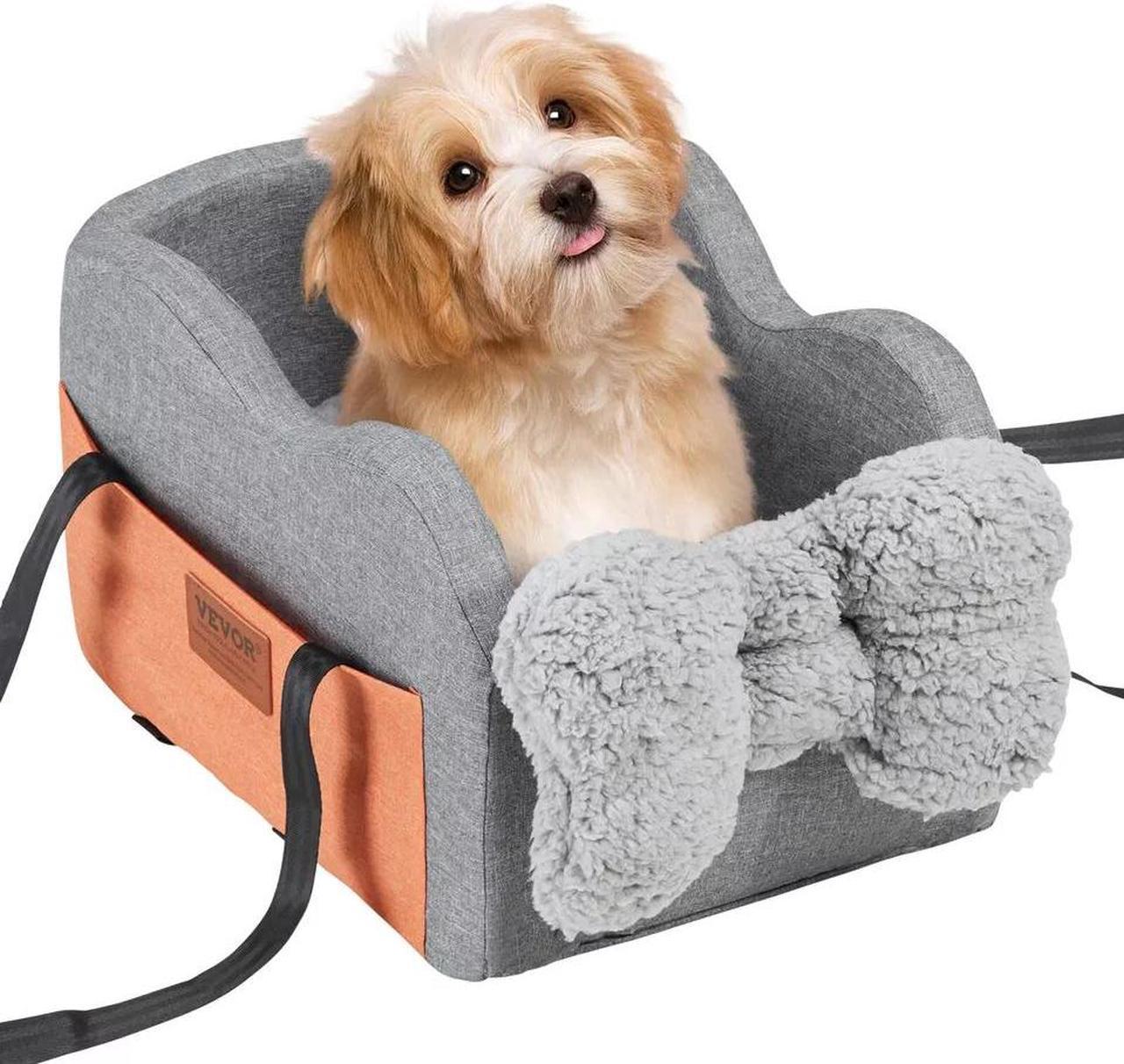 Center Console Dog Car Seat Dog Booster Car Seat for Small Dog 8 lbs