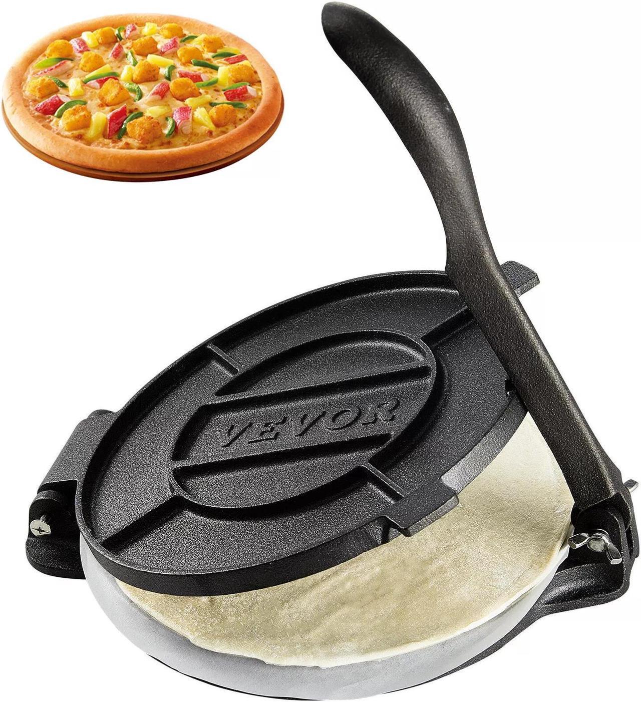 8 Inch Tortilla Press Chapati Maker Roti Dough Maker Heavy Duty Cast Iron