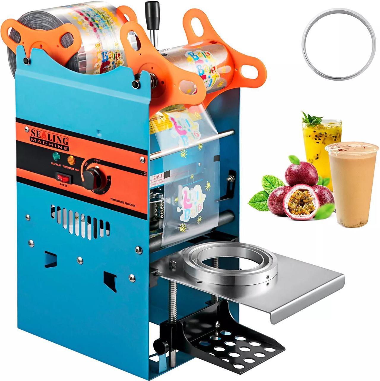 Manual Cup Sealing Machine Boba Bubble Tea Coffee Max. 150 mm Cups Sealer