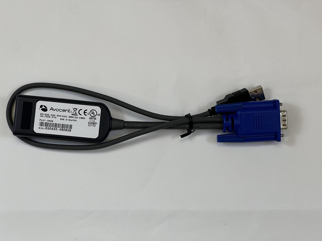 Alt view image 2 of 3 - Brand New Avocent DSAVIQ-USB2 KVM Switch USB Virtual Media Module Dongle