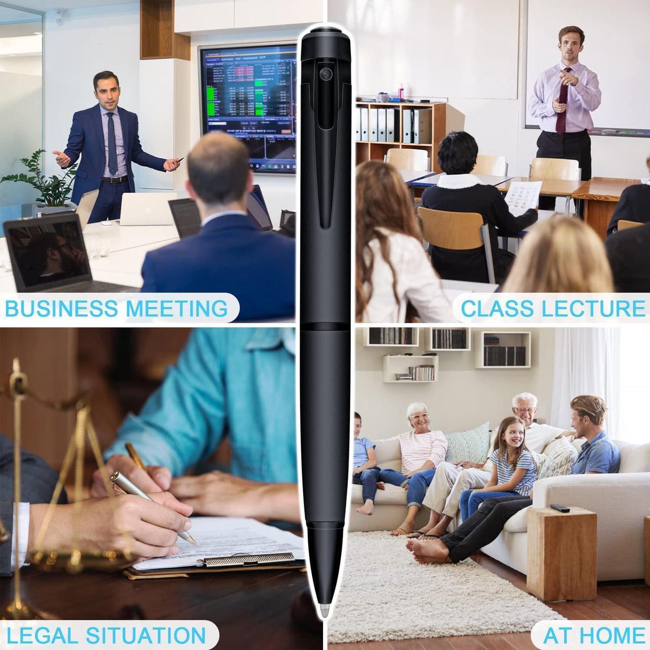 Alt view image 5 of 7 - 64GB Spy Camera Pen, Hidden Camera Full HD 1080P Mini Spy Pen Camera Camcorder with Photo Taking,Nanny Cam Hidden Camera, Small Hidden Camera with Motion Detection for Business Meeting [2022 Version]