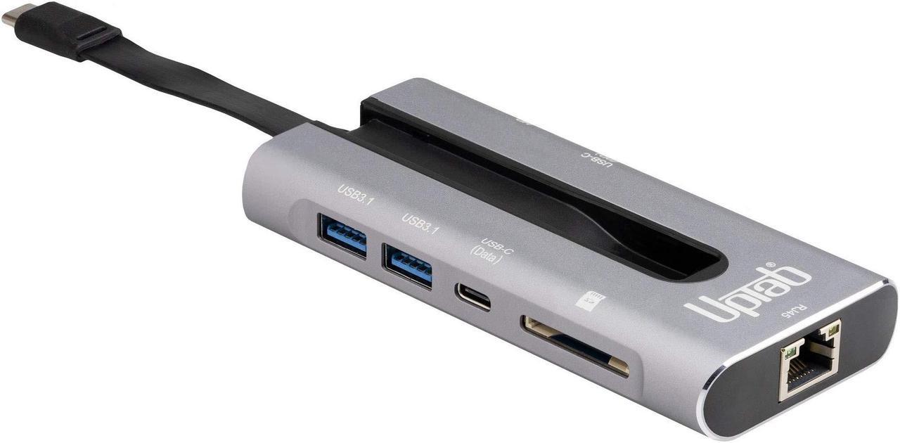 Alt view image 4 of 7 - USB C 3.2 Gen 2 10Gbps 4K 60hz HDR Power Delivery 100W Hub - Compatible with Thunderbolt 3 new MacBook Pro 16in/Air iPad Pro iMac Mac Mini
