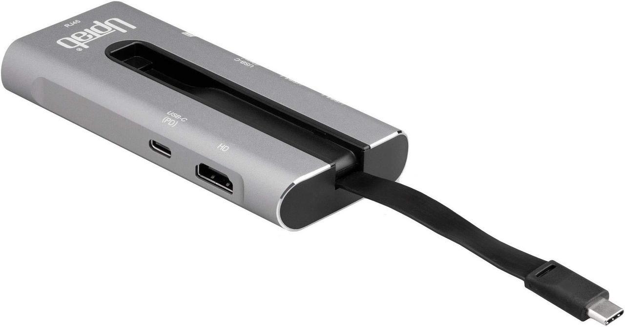 Alt view image 5 of 7 - USB C 3.2 Gen 2 10Gbps 4K 60hz HDR Power Delivery 100W Hub - Compatible with Thunderbolt 3 new MacBook Pro 16in/Air iPad Pro iMac Mac Mini