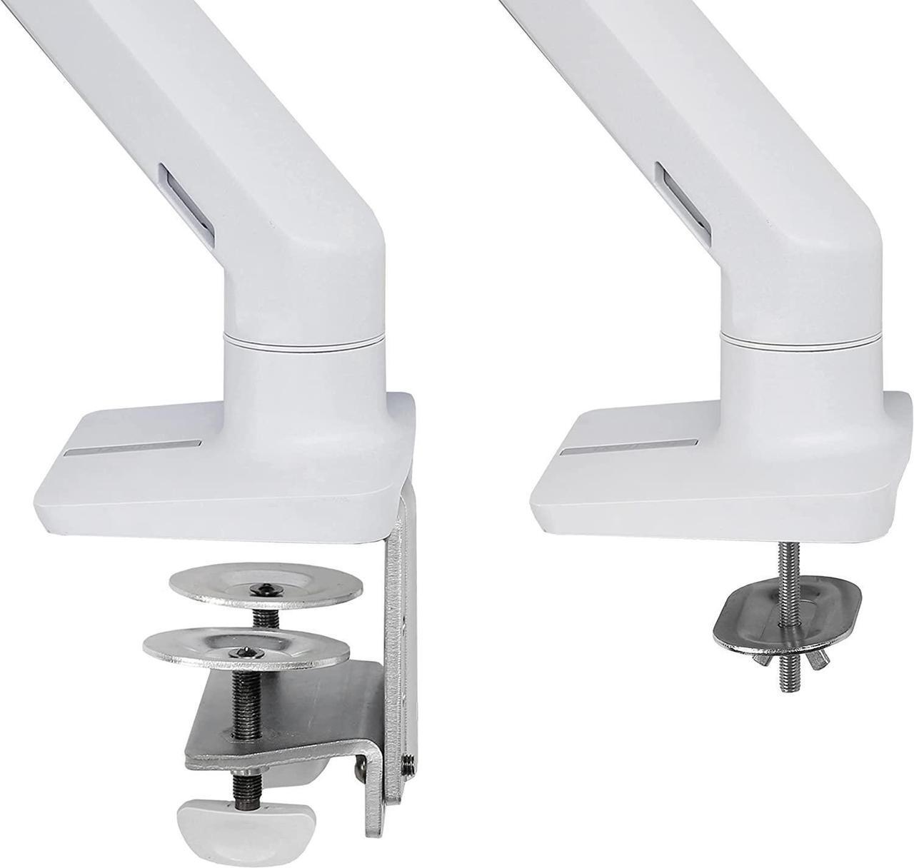 Alt view image 6 of 7 - HX Single Ultrawide Monitor Arm with HD Pivot, VESA Desk Mount for 1000R Curved Monitors Up to 49 Inches, 28 to 42 lbs White