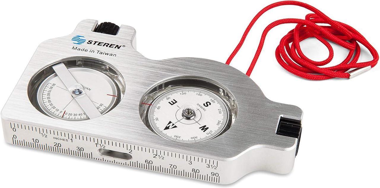 Main image of Satellite Finder - Surveyors Compass - Surveyor Compass - Clinometer Forestry - Survey Compass - Inclinometer Compass - Compass Inclinometer - Compass Clinometer Offroad - Survey Tools - STEREN