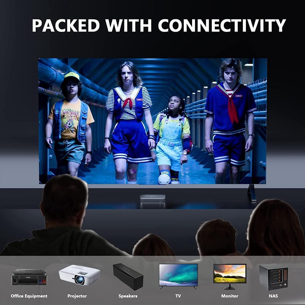 Alt view image 7 of 7 - Mini PC Aero 2 Pro Desktop Computers with Intel 11th Celeron N5105 Processor 8GB RAM 256GB SSD,4K UHD Graphics,USB3.0, HDMI Support W11 Pro
