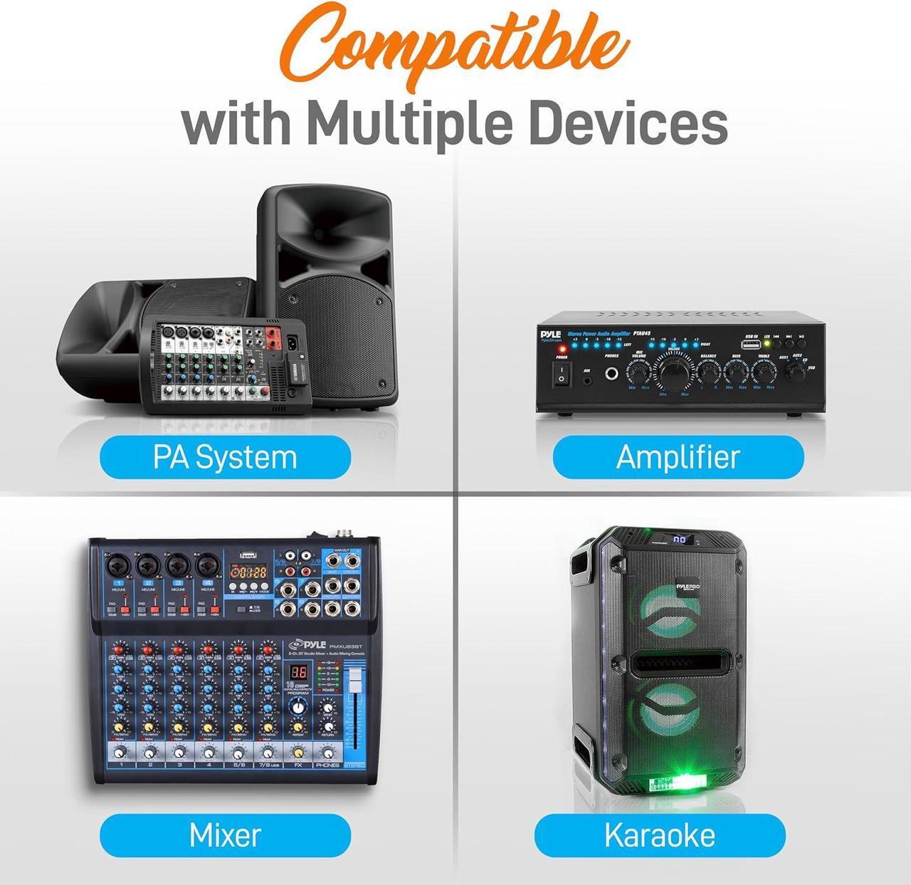 Main image of Wireless 600W Portable PA Speaker System - Bluetooth Compatible, Rechargeable Battery Powered Outdoor Stereo Speaker Microphone Set with 30-Pin iPod Dock, Wheels, and 1/4" to AUX RCA Cable