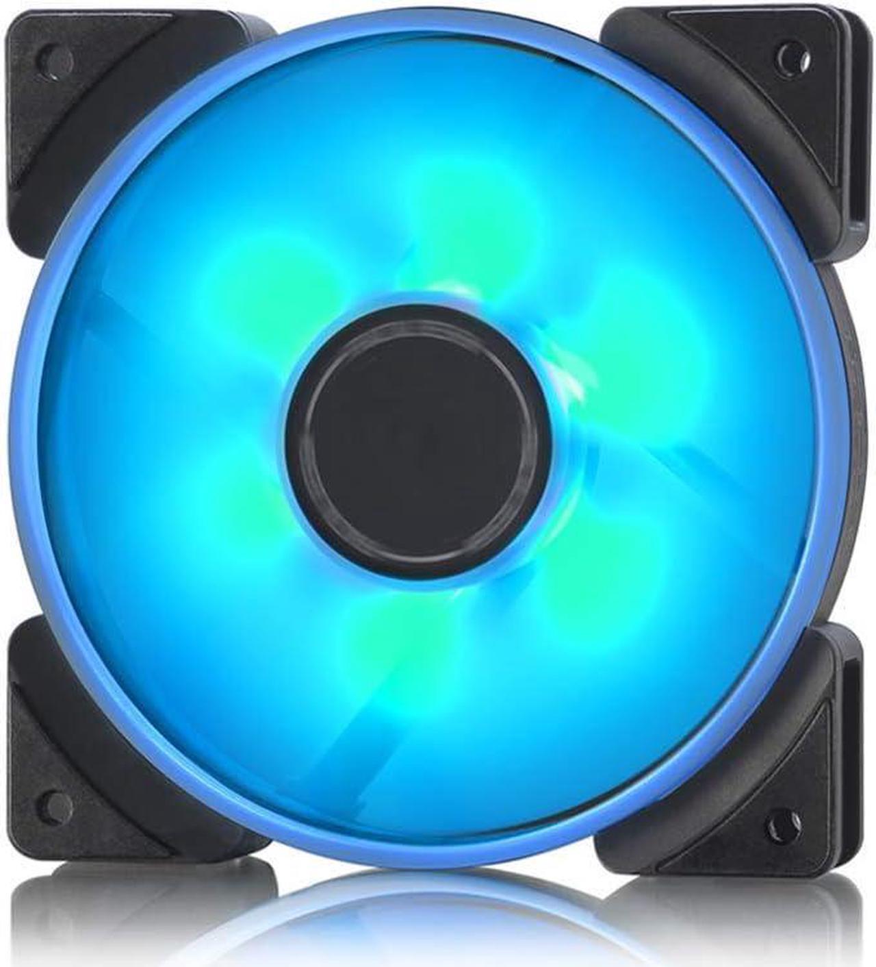 Alt view image 5 of 7 - AL-14  140mm Silent Computer Fan - Six addressable RGB LEDs - ARGB - Optimized for Silent Computing and High Airflow - LLS Bearings - TripWire Technology - RGB (1-Pack)