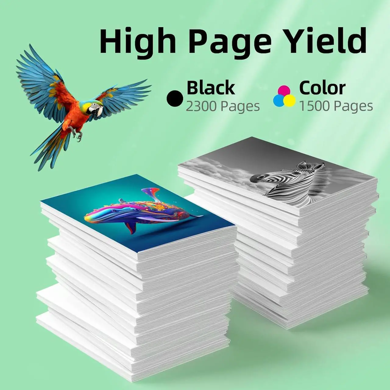 Alt view image 2 of 6 - 950XL 951XL Ink Cartridges Combo Pack Replacement  950 951 Ink Cartridge Use with HP OfficeJet Pro 8600 8610 8620 8110 8630 8660 8640 8615 76DW 251DW Printer 4 Pack