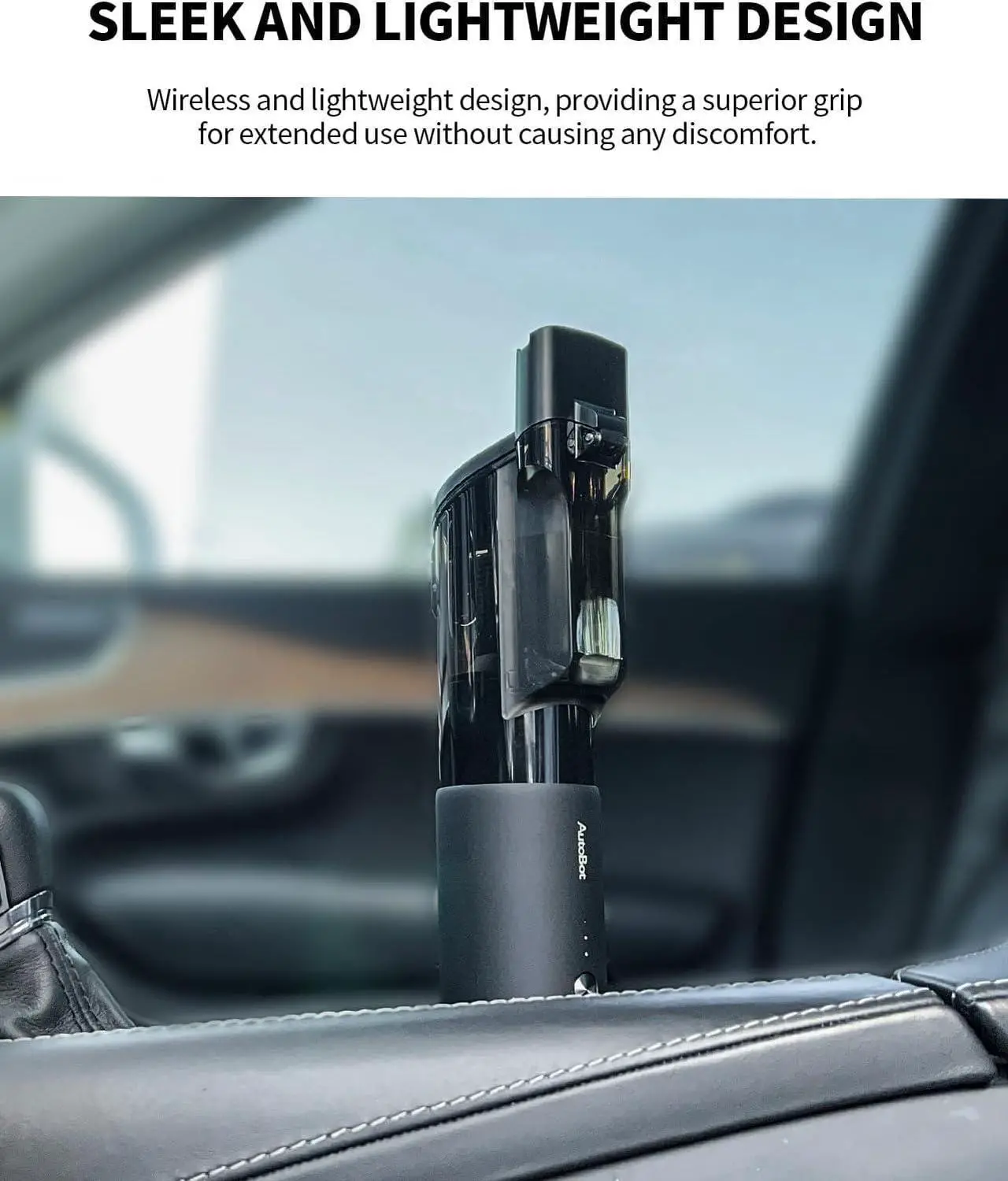 Alt view image 5 of 7 - Car Vacuum Cleaner High Power, 20000PA Handheld Vacuum for 50 Mins Runtime, Portable Vacuum for Car Home Cleaning, Rechargeable Mini Hand Held Vacuum