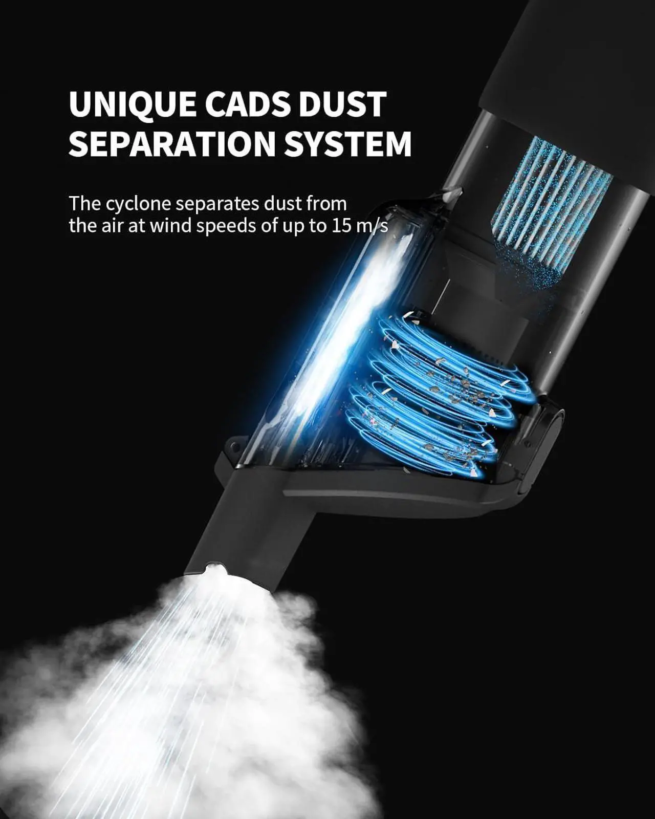 Alt view image 3 of 7 - Car Vacuum Cleaner High Power, 20000PA Handheld Vacuum for 50 Mins Runtime, Portable Vacuum for Car Home Cleaning, Rechargeable Mini Hand Held Vacuum