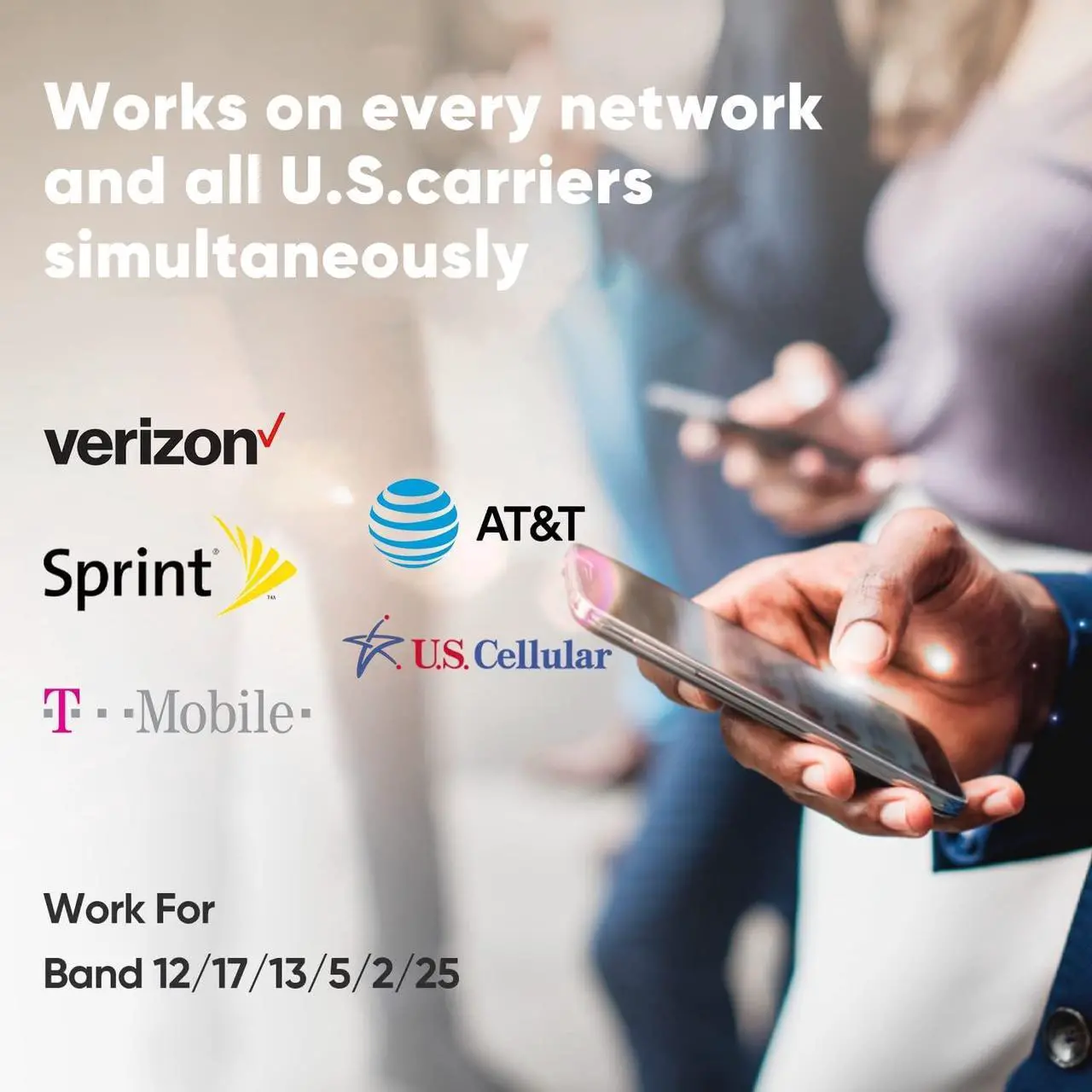 Alt view image 2 of 7 - Cell Phone Signal Booster Kit, Suitable for All U.S. Carriers -Compatible with Verizon, AT&T, T-Mobile, Sprint & More, Cell Phone Booster for Home Up to 2,000 sq. ft. Signal Booster