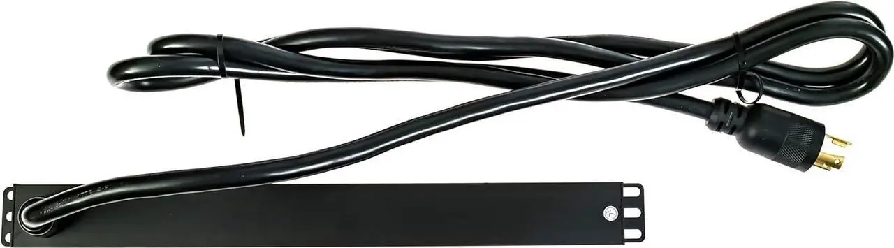 Alt view image 7 of 7 - Power Rack Mount Power Strip - 240V 30A Single Phase PDU with Built-in Surge Protector, Volt & Amp Meter for Data Center - 19 Metal Housing, Ears & Fittings Included, 10 Cable, 6 Outlets