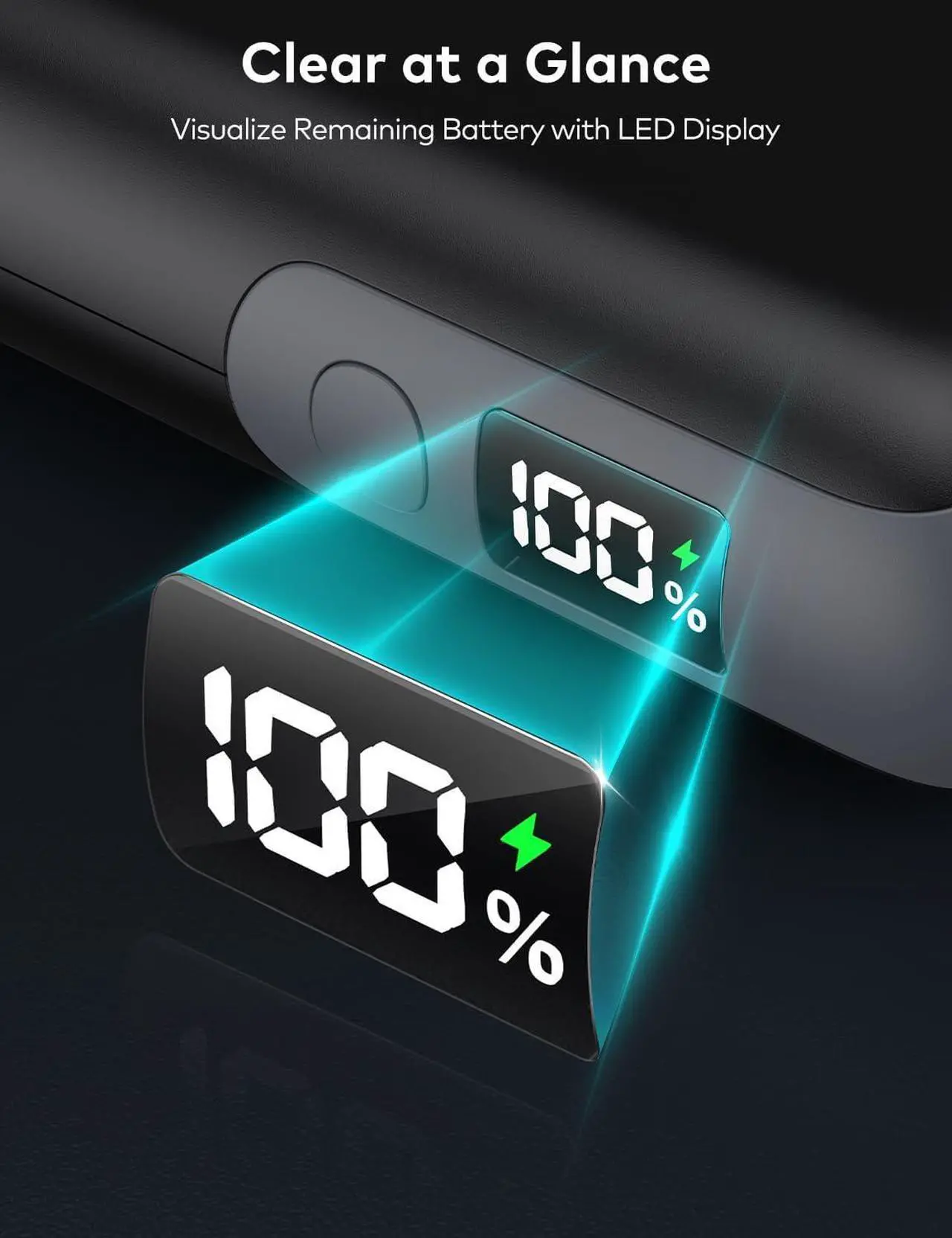 Alt view image 6 of 7 - 100W Power Bank, 30000mAh Portable Laptop Charger USB C PD Battery Pack Compatible with MacBook Pro/Air, iPhone 15/14, S24, Steam Deck and More