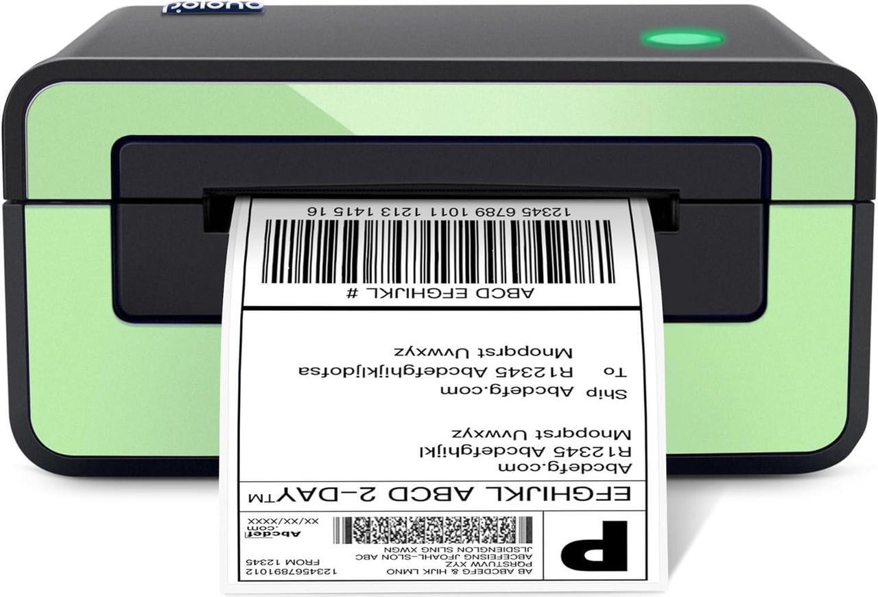 Main image of Thermal Label Printer, 4x6 Shippping Label Printer for Shipping Packages, Commercial Thermal Label Maker, Compatible with , Ebay, Etsy, Shopify, etc, Support Windows and Mac (Gray) Count